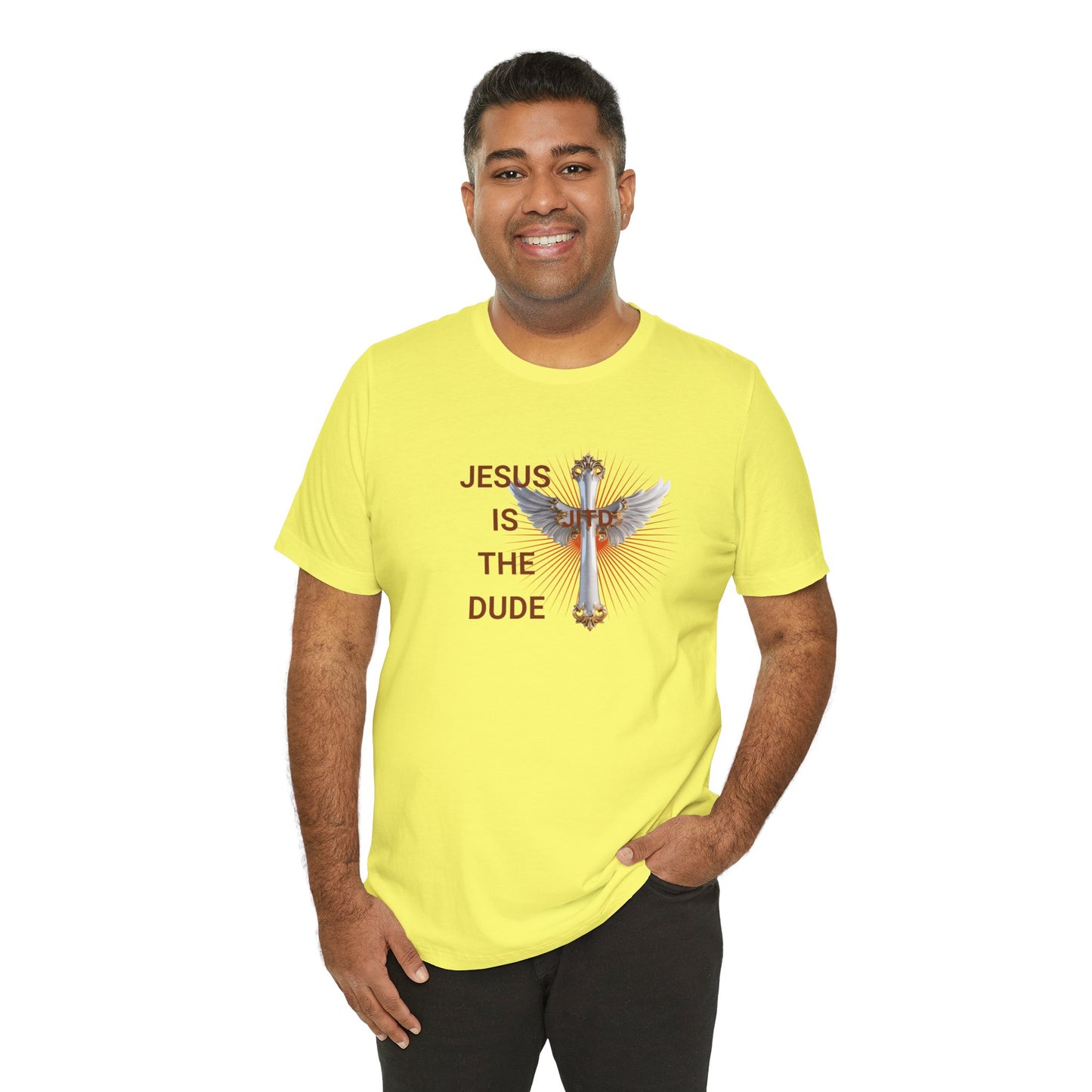 JITD WHITE WINGS CROSS TEE