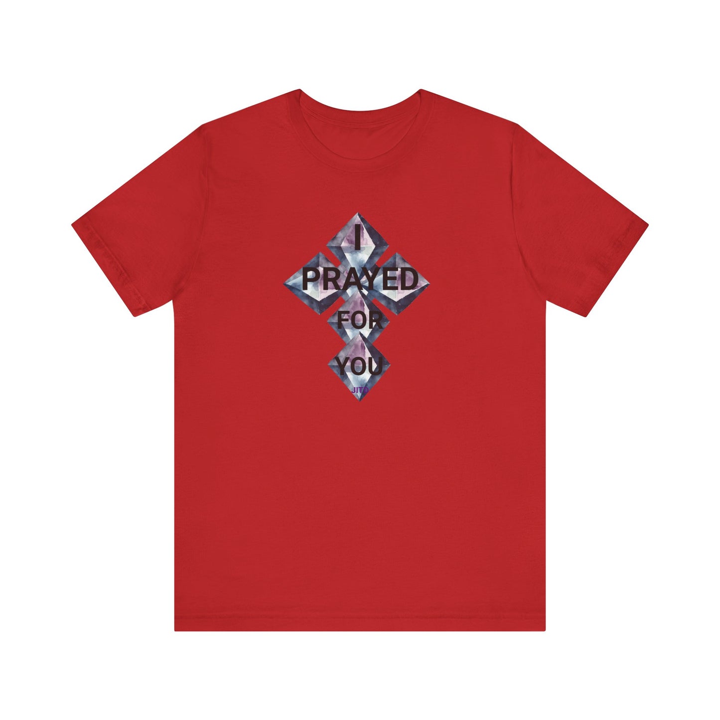 JITD "I PRAYED" DIAMOND CROSS TEE