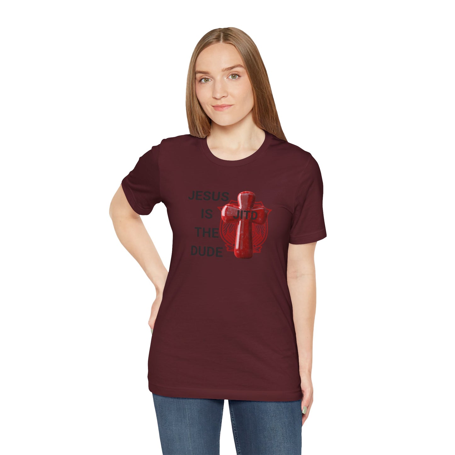 JITD RED SHIELD CROSS TEE