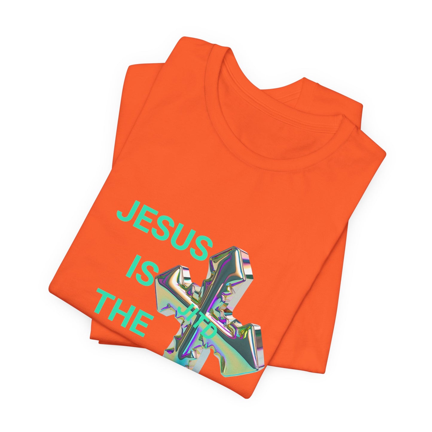 JITD IRIDESCENT CROSS TEE
