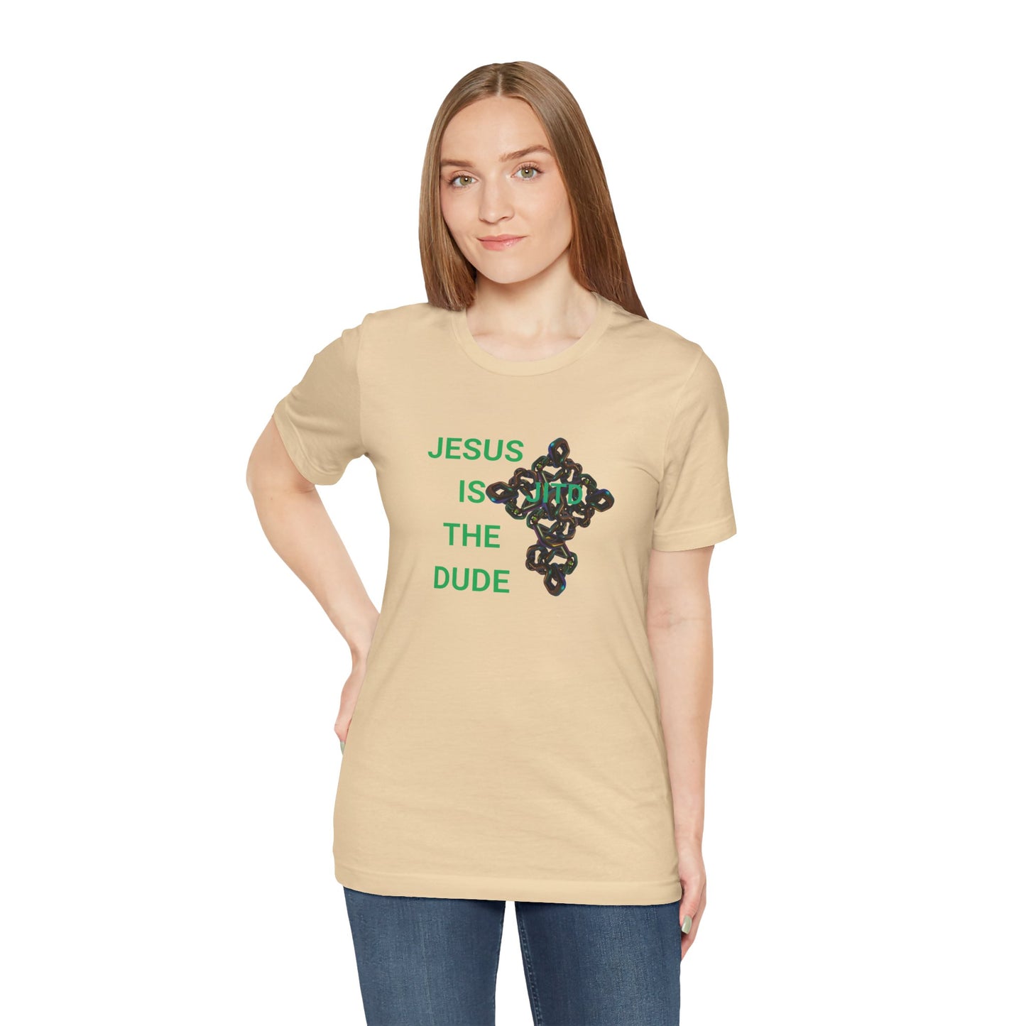JITD CHAIN CROSS TEE