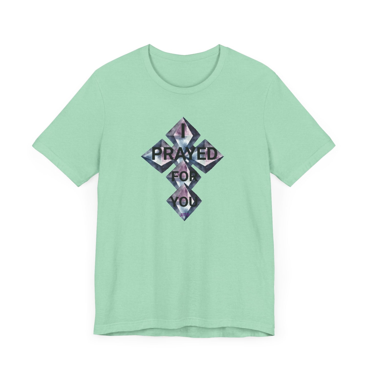 JITD "I PRAYED" DIAMOND CROSS TEE