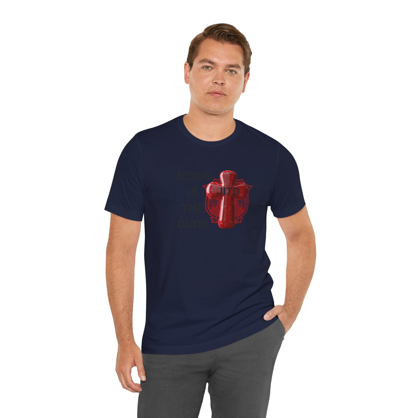 JITD RED SHIELD CROSS TEE