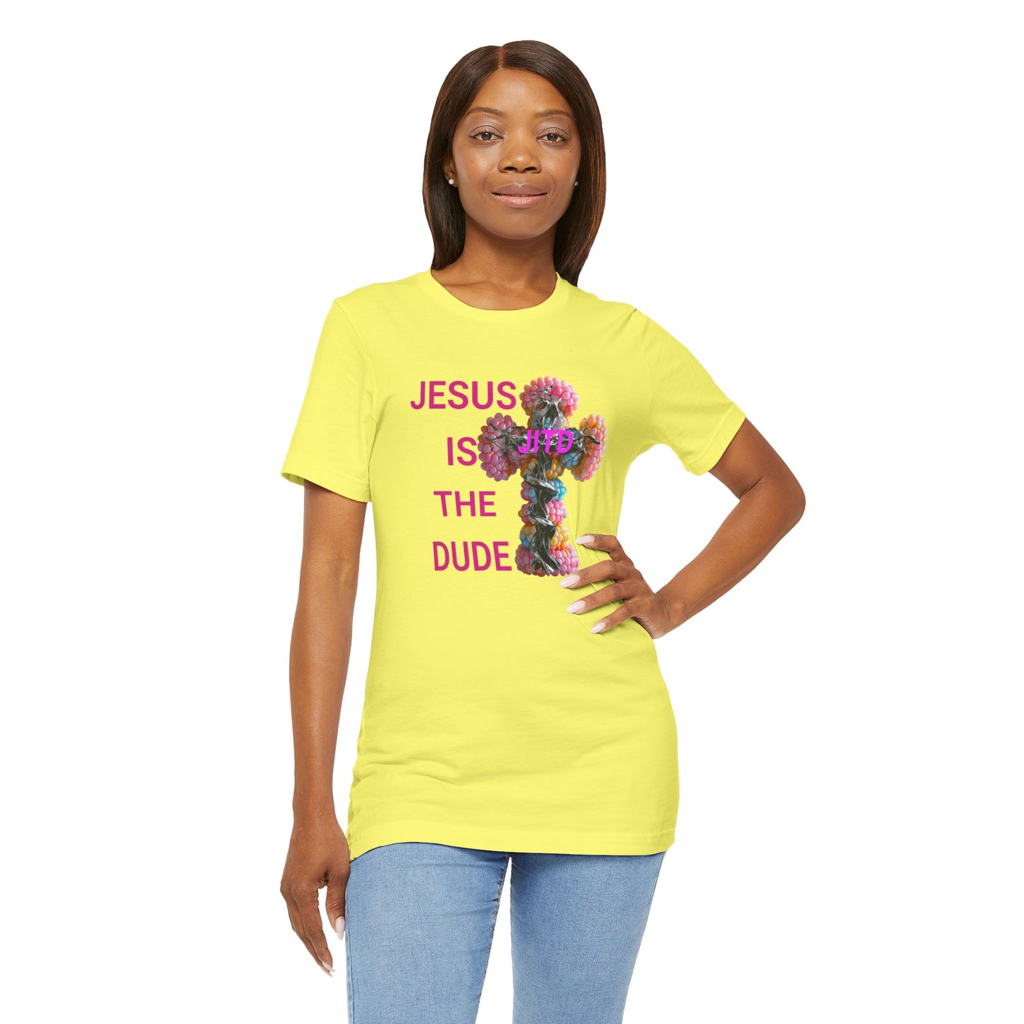 JITD TINY BUBBLE CROSS TEE
