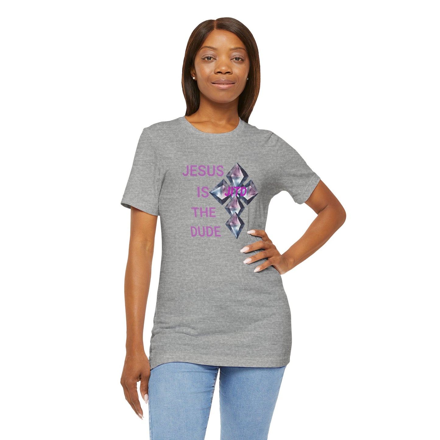 JITD DIAMOND CROSS TEE