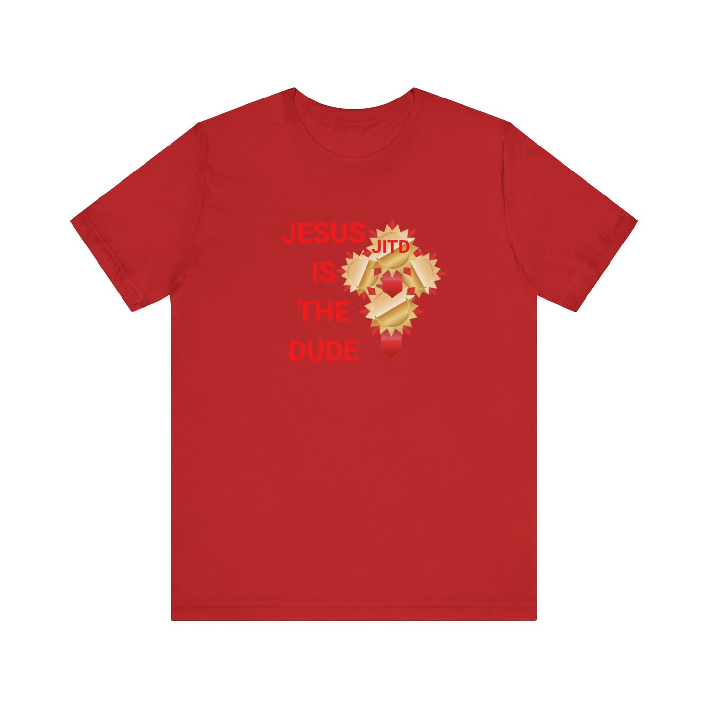 JITD RIBBON CROSS TEE