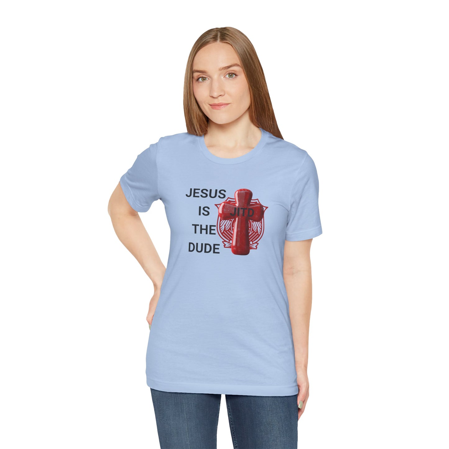 JITD RED SHIELD CROSS TEE
