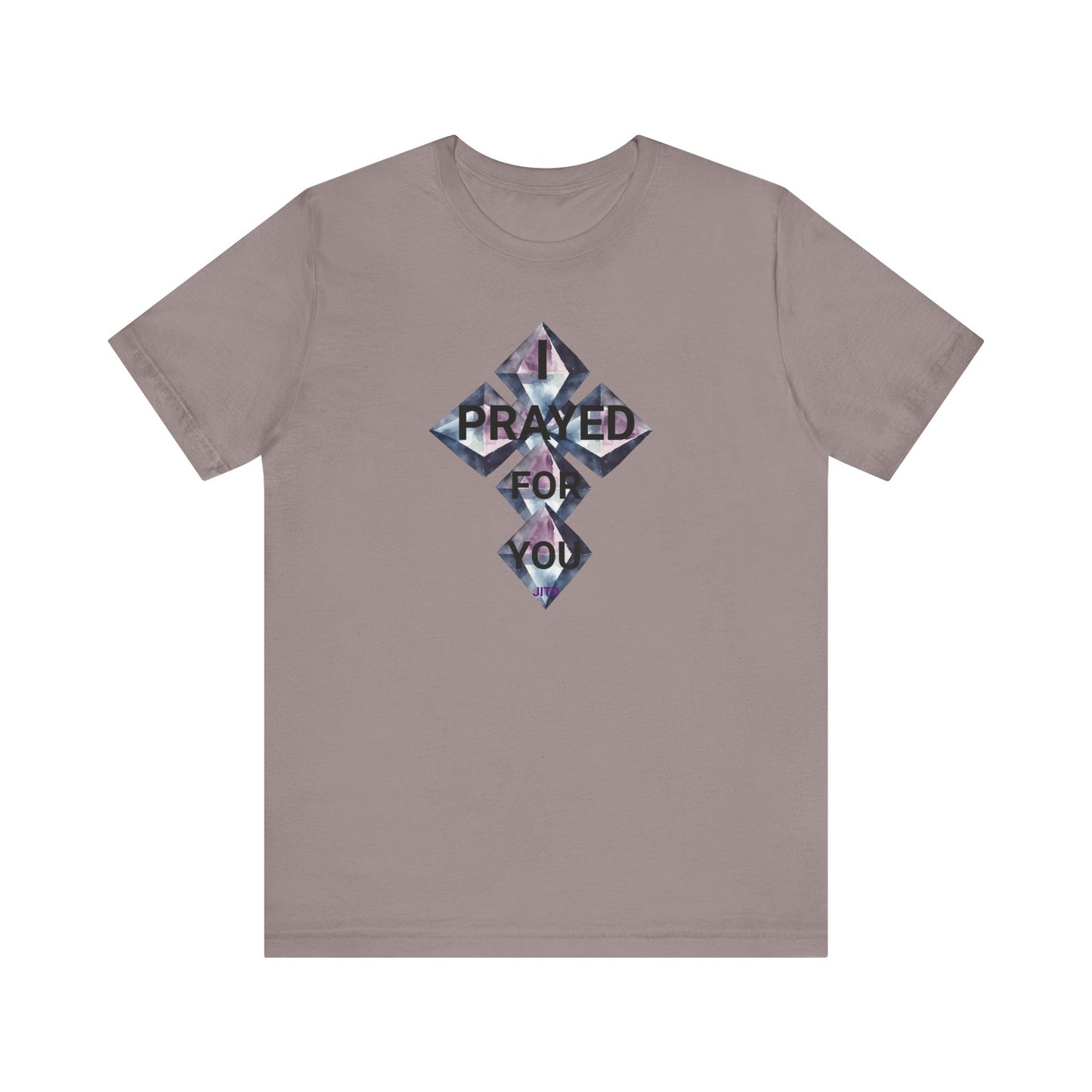 JITD "I PRAYED" DIAMOND CROSS TEE