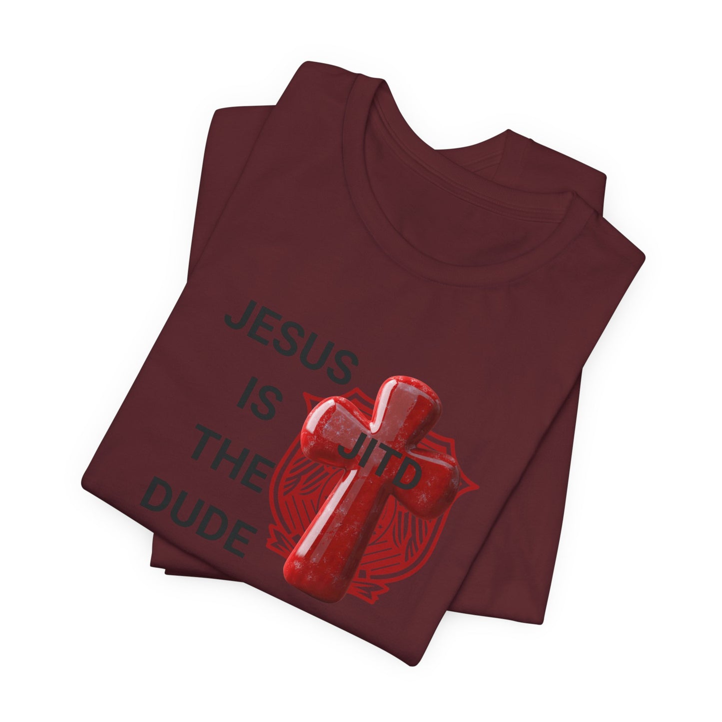 JITD RED SHIELD CROSS TEE