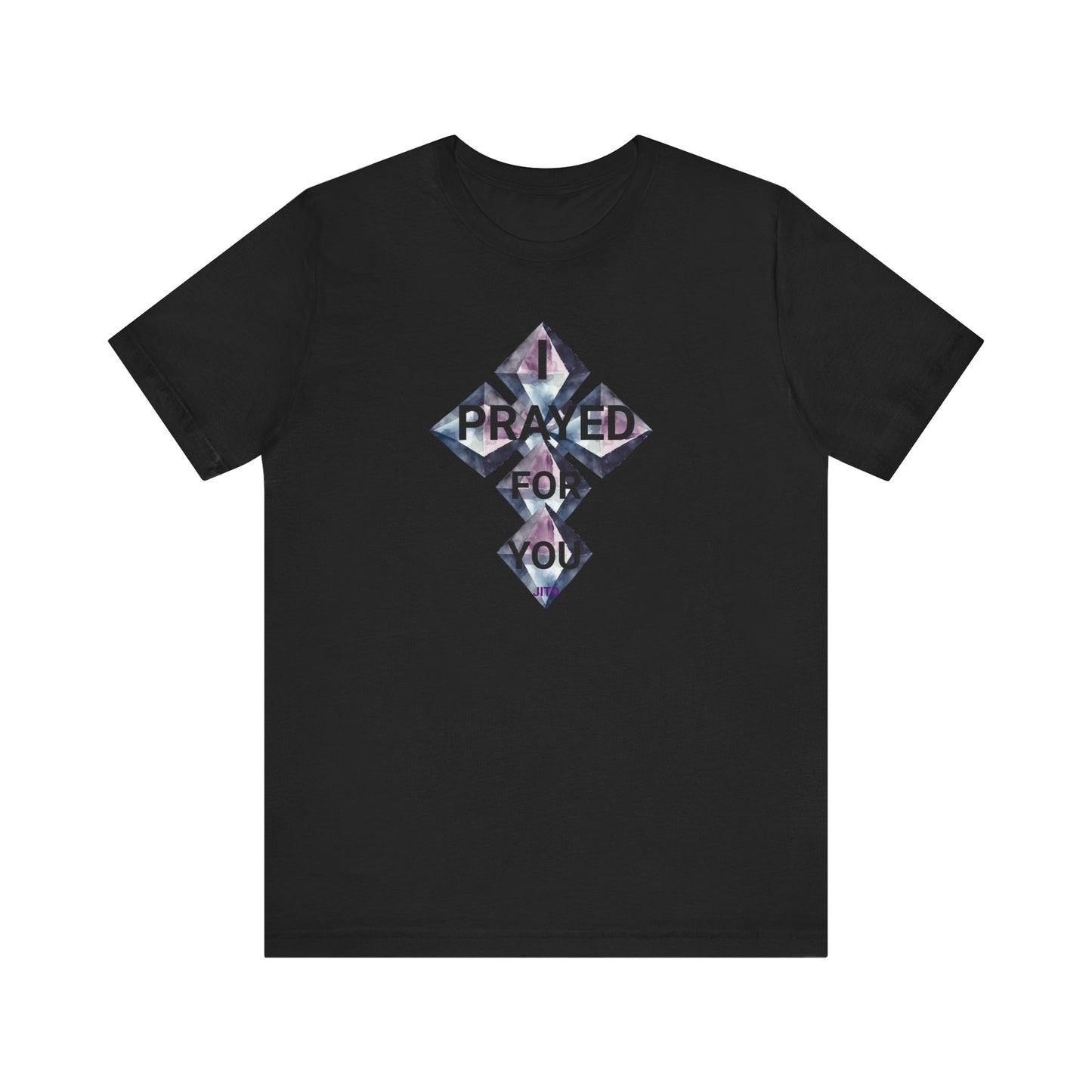 JITD "I PRAYED" DIAMOND CROSS TEE