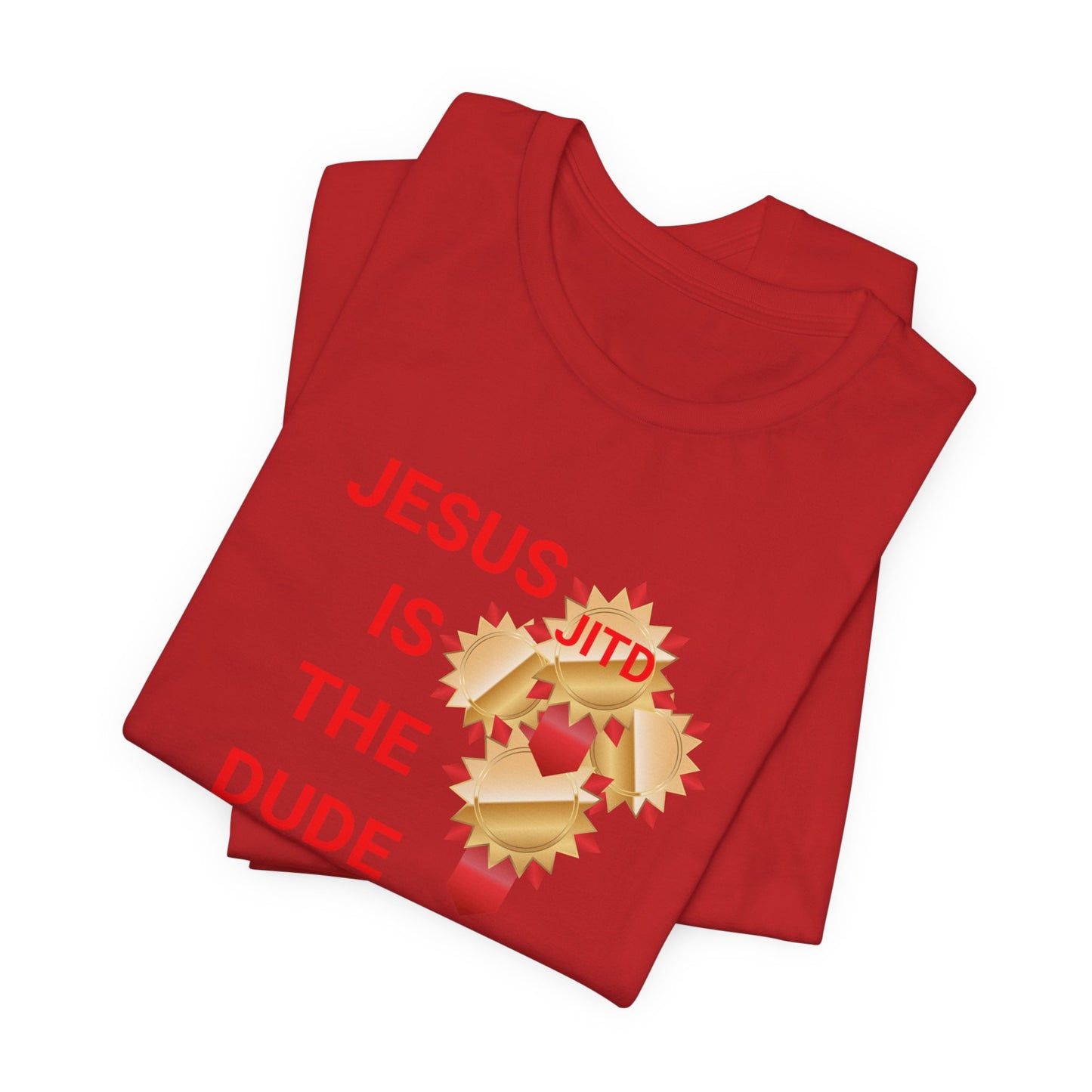 JITD RIBBON CROSS TEE