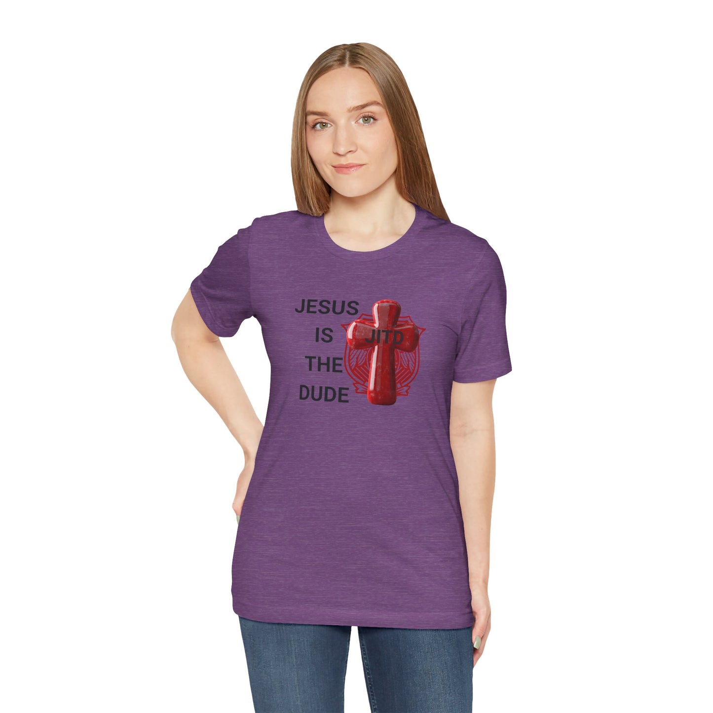 JITD RED SHIELD CROSS TEE