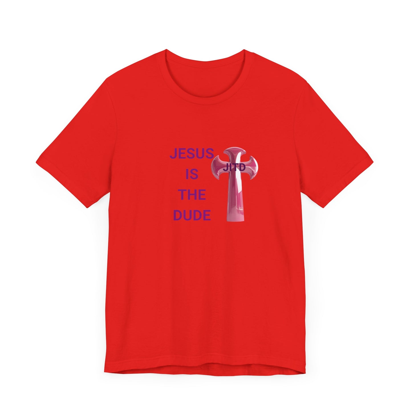 JITD PINK CROSS TEE