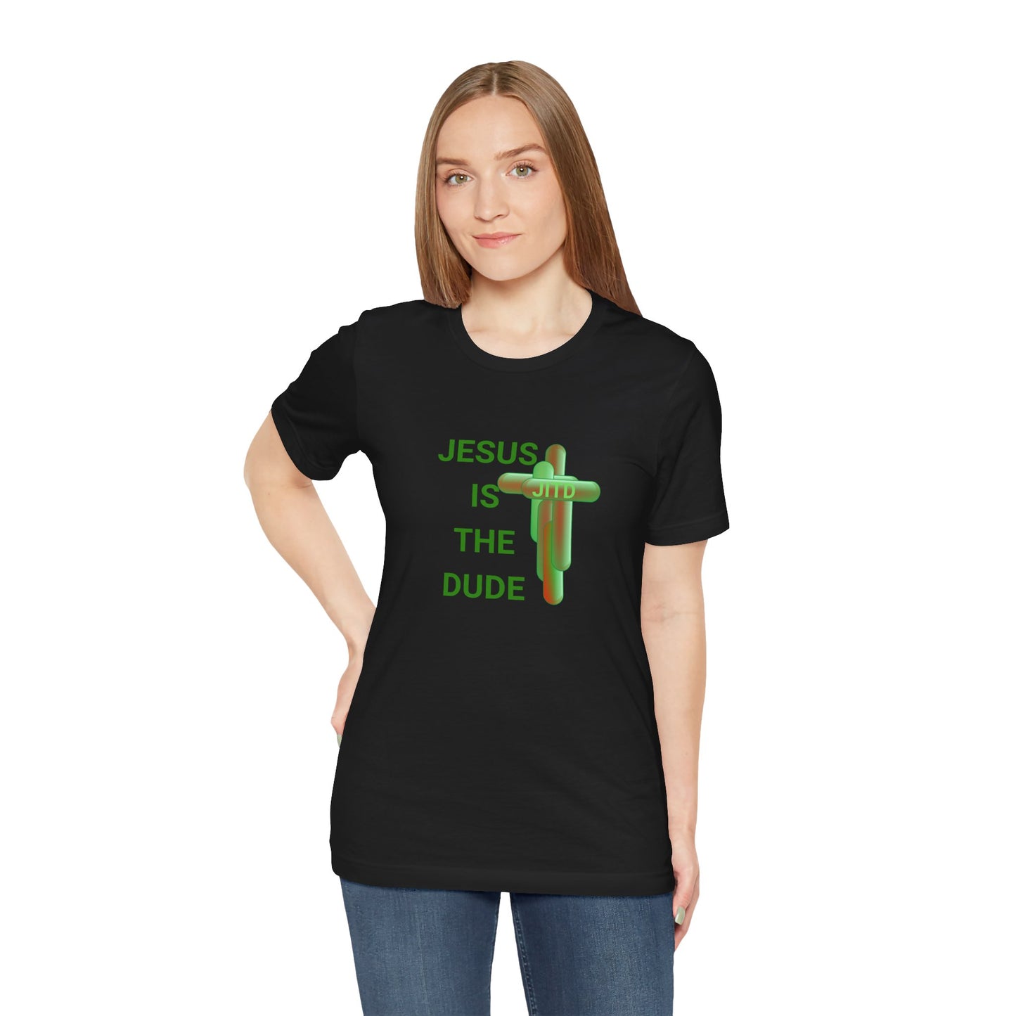 JITD GREEN PILL CROSS TEE
