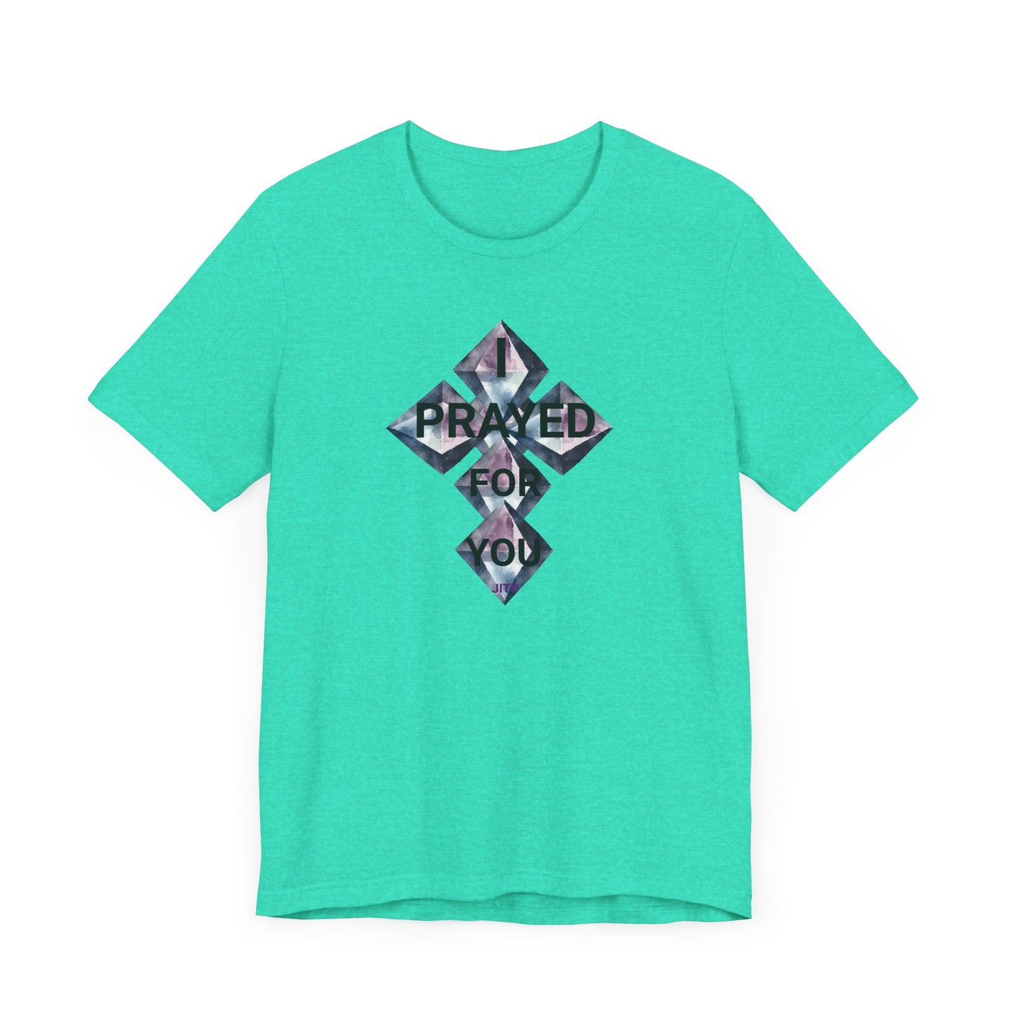 JITD "I PRAYED" DIAMOND CROSS TEE