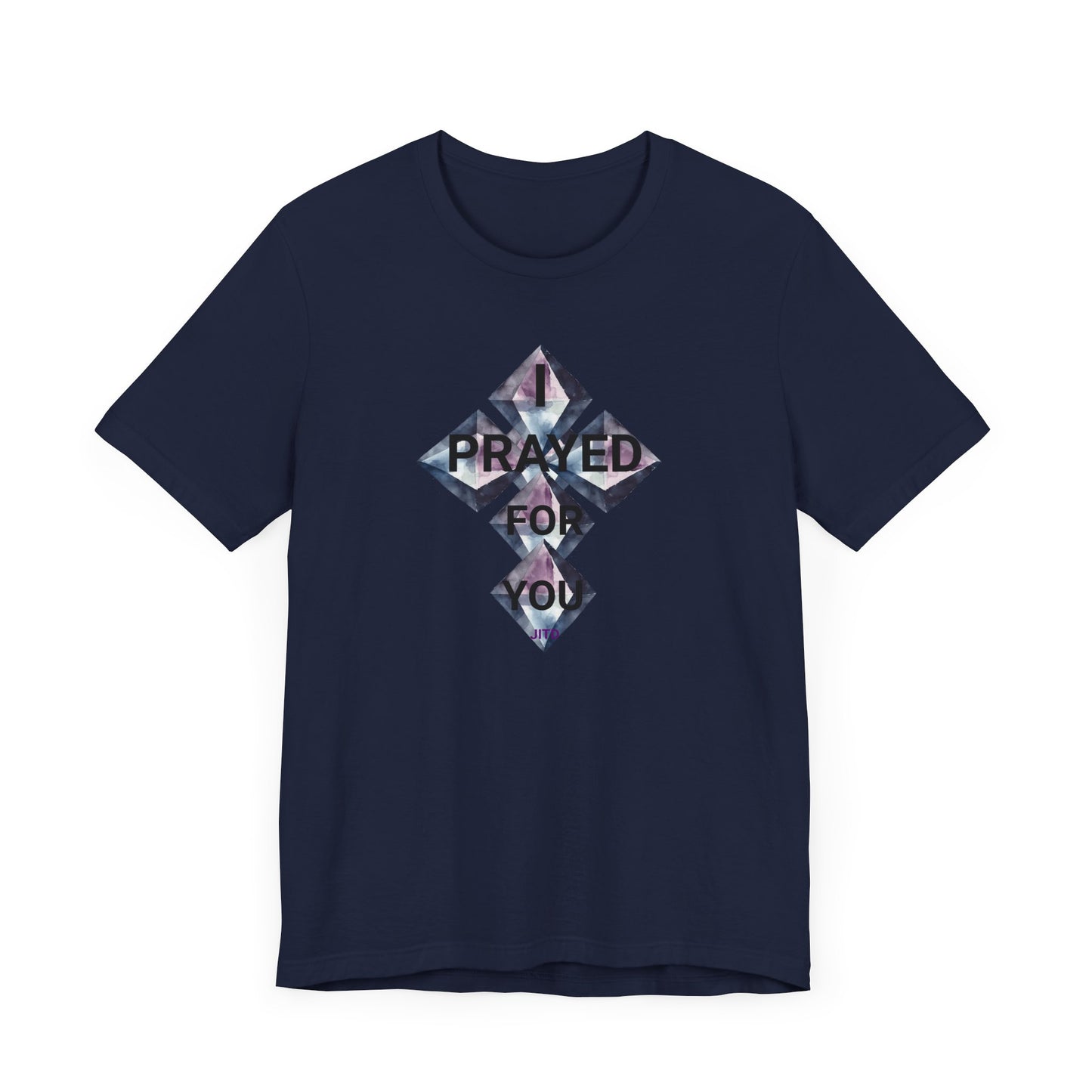 JITD "I PRAYED" DIAMOND CROSS TEE