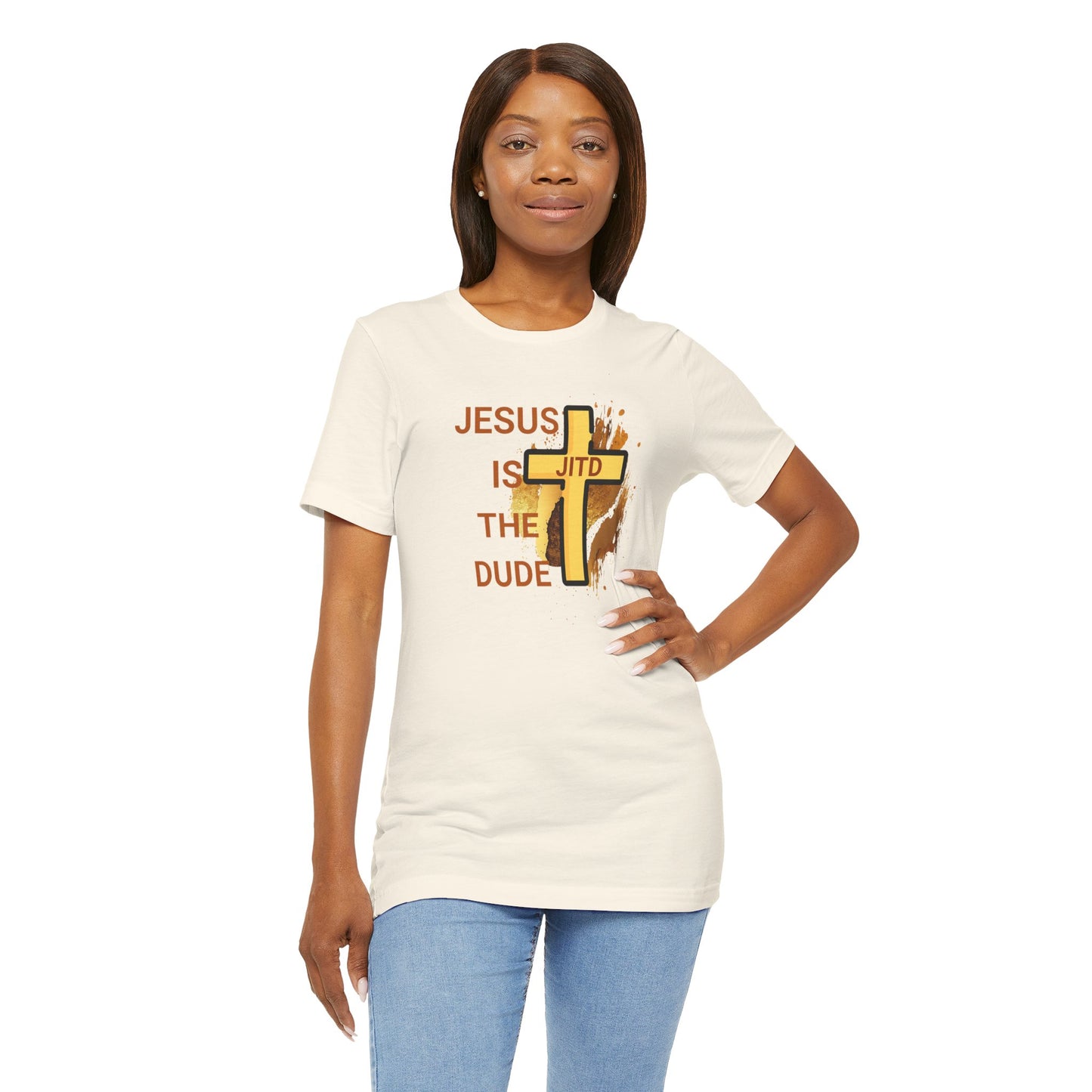 JITD WOODEN CROSS TEE