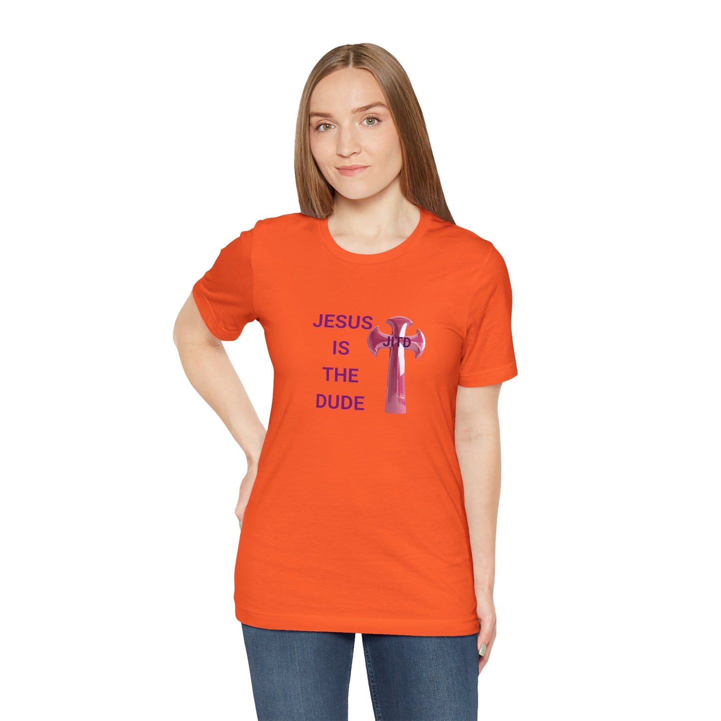 JITD PINK CROSS TEE