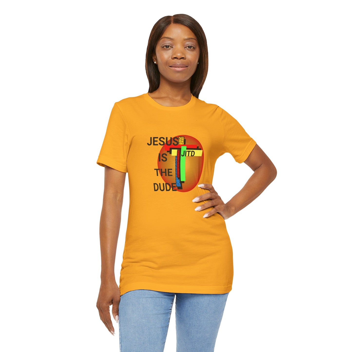 JITD RED GLOW CROSS TEE