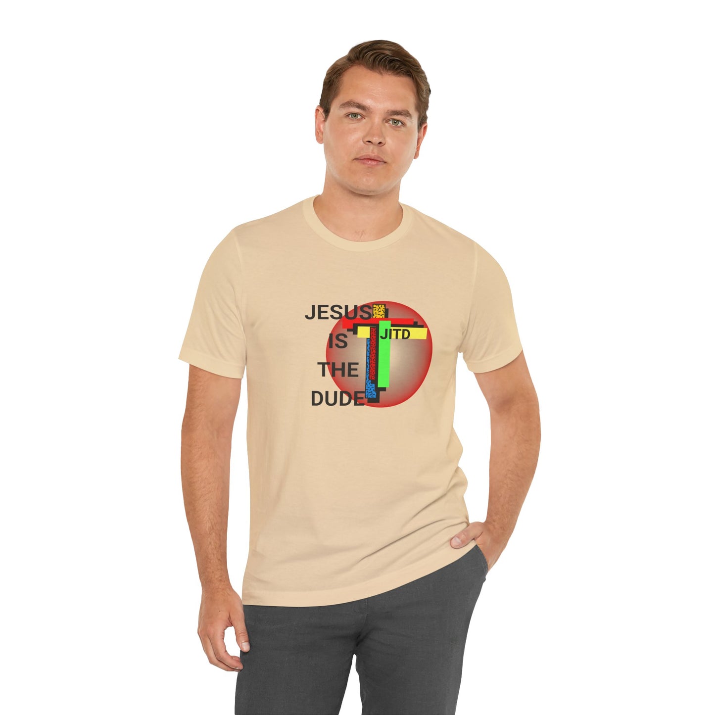 JITD RED GLOW CROSS TEE