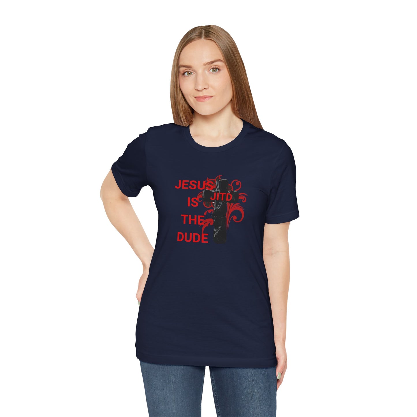 JITD BLACK CROSS TEE