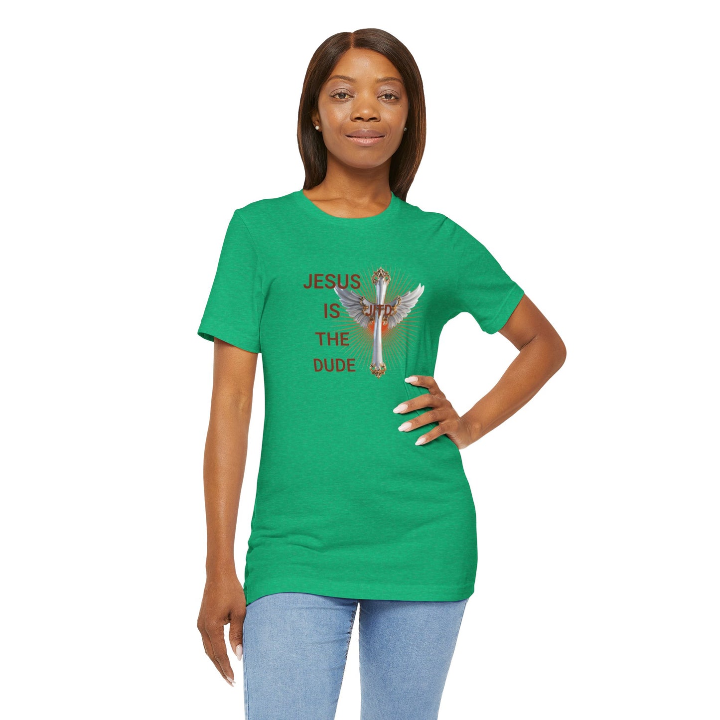 JITD WHITE WINGS CROSS TEE