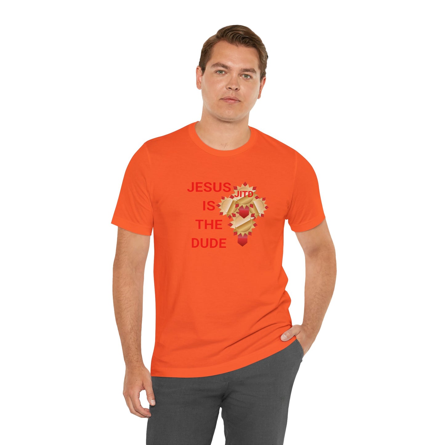 JITD RIBBON CROSS TEE