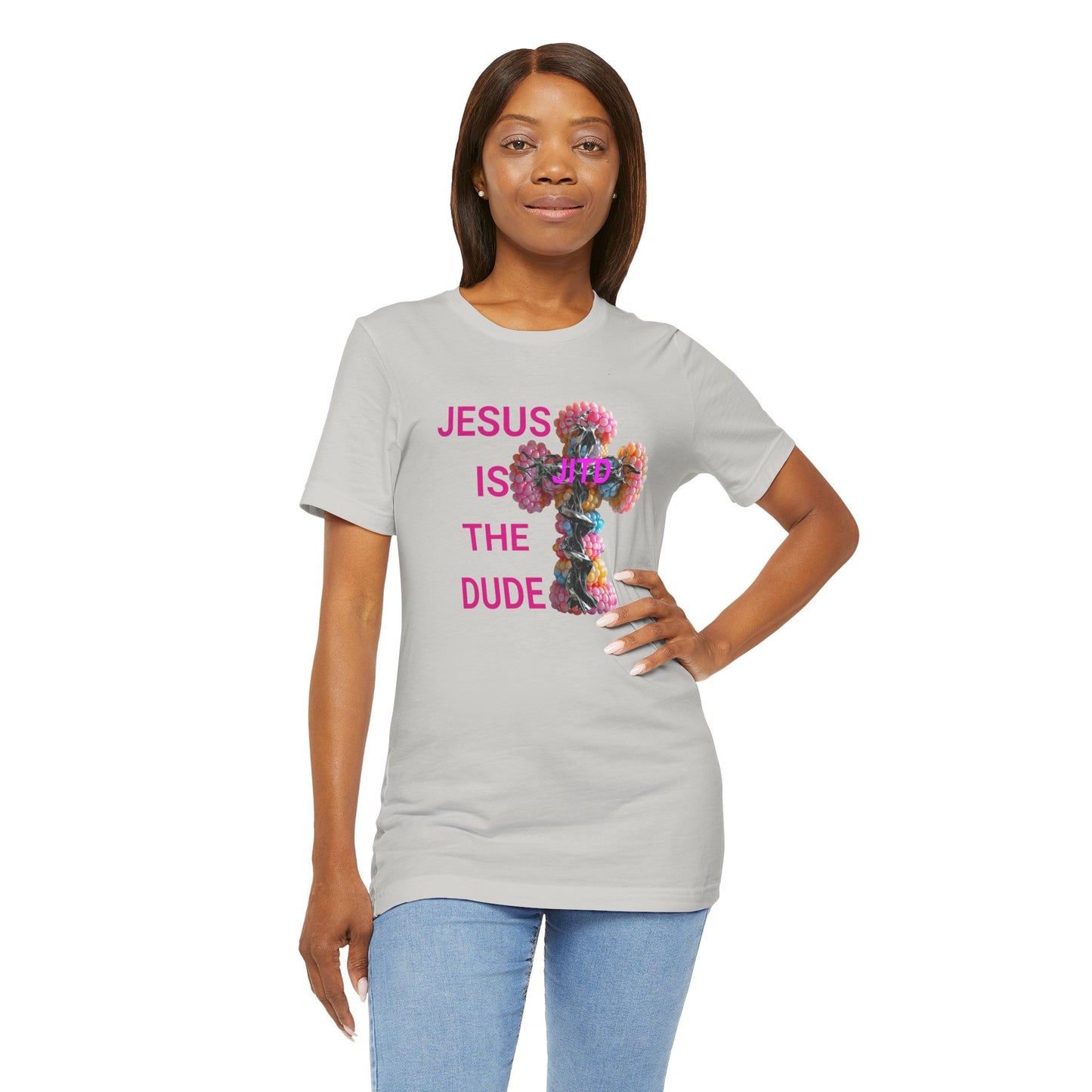 JITD TINY BUBBLE CROSS TEE