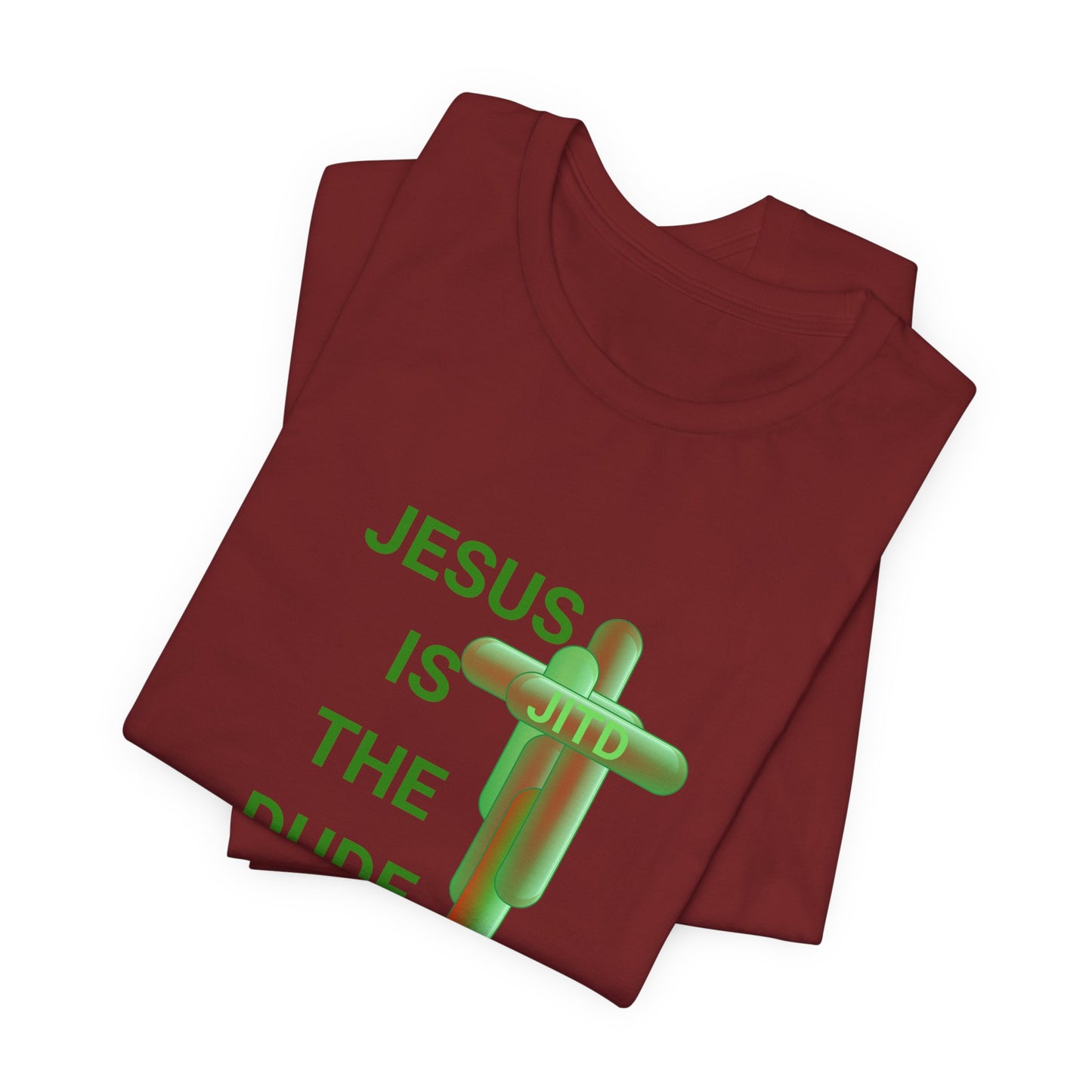 JITD GREEN PILL CROSS TEE