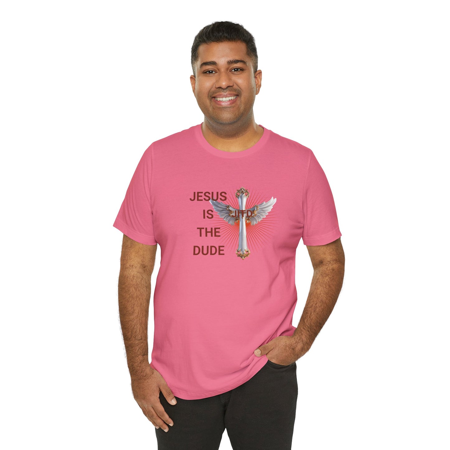 JITD WHITE WINGS CROSS TEE