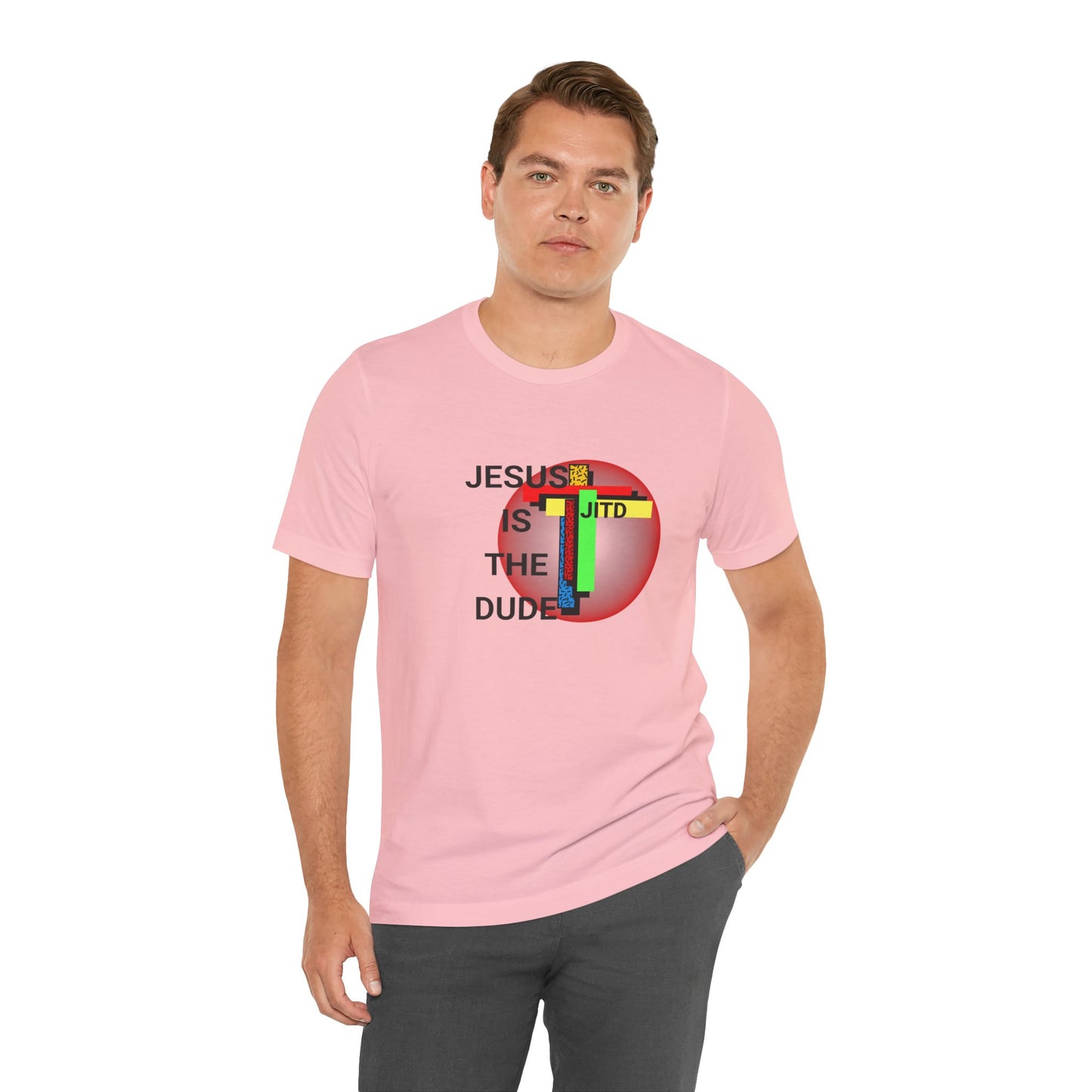 JITD RED GLOW CROSS TEE