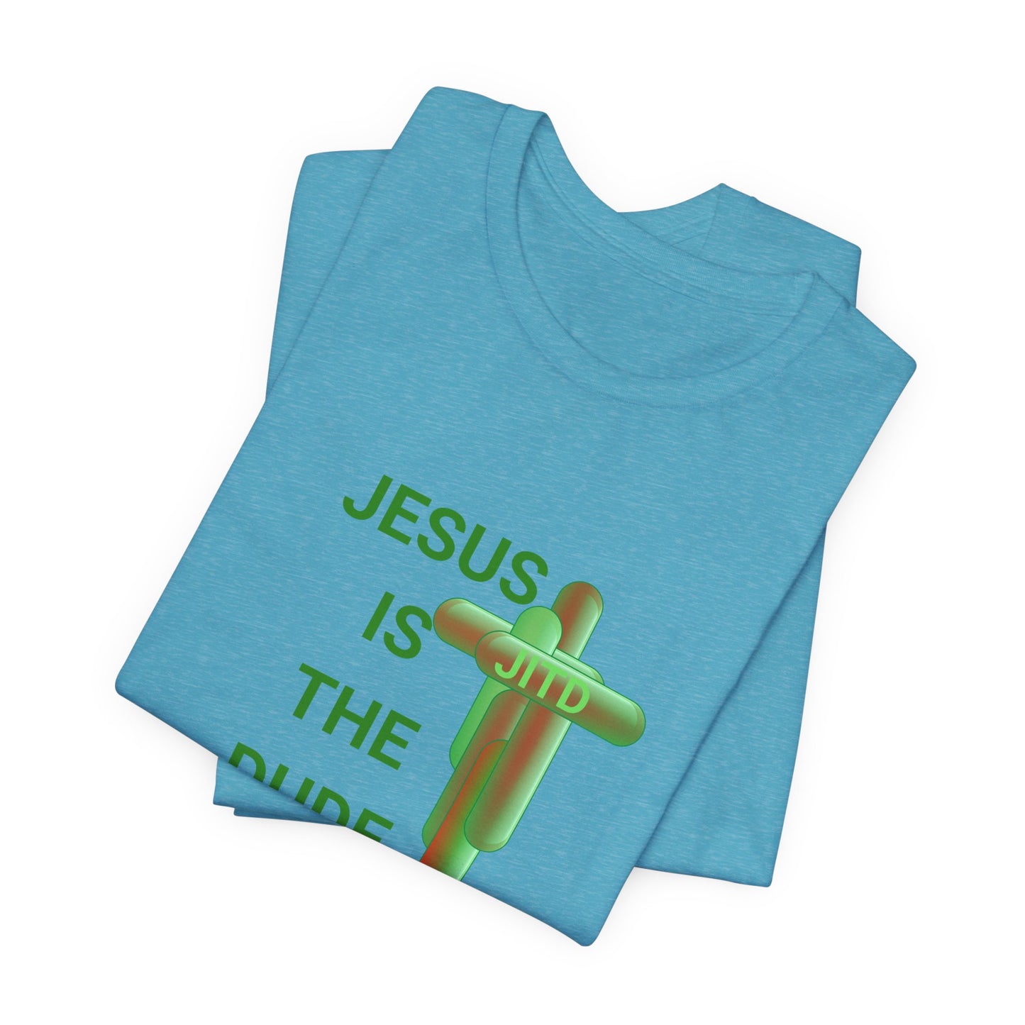 JITD GREEN PILL CROSS TEE