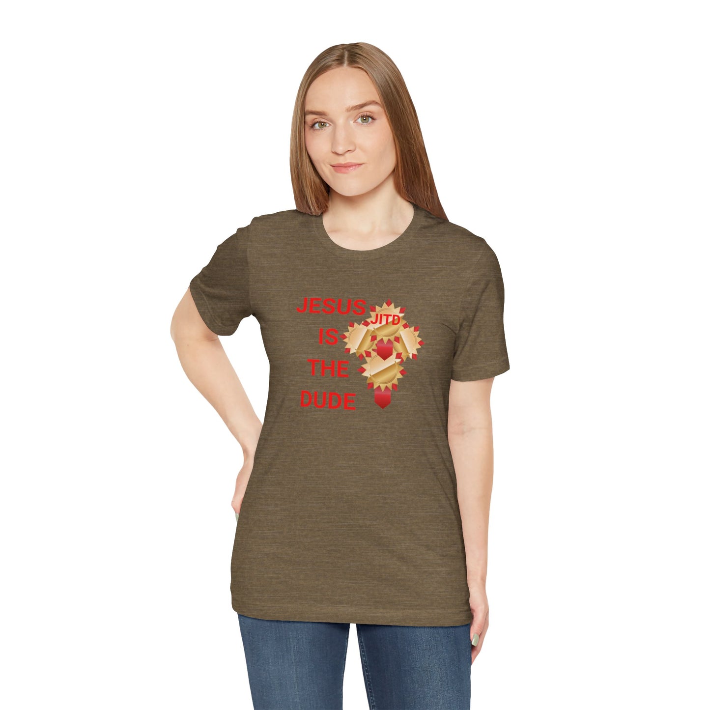 JITD RIBBON CROSS TEE
