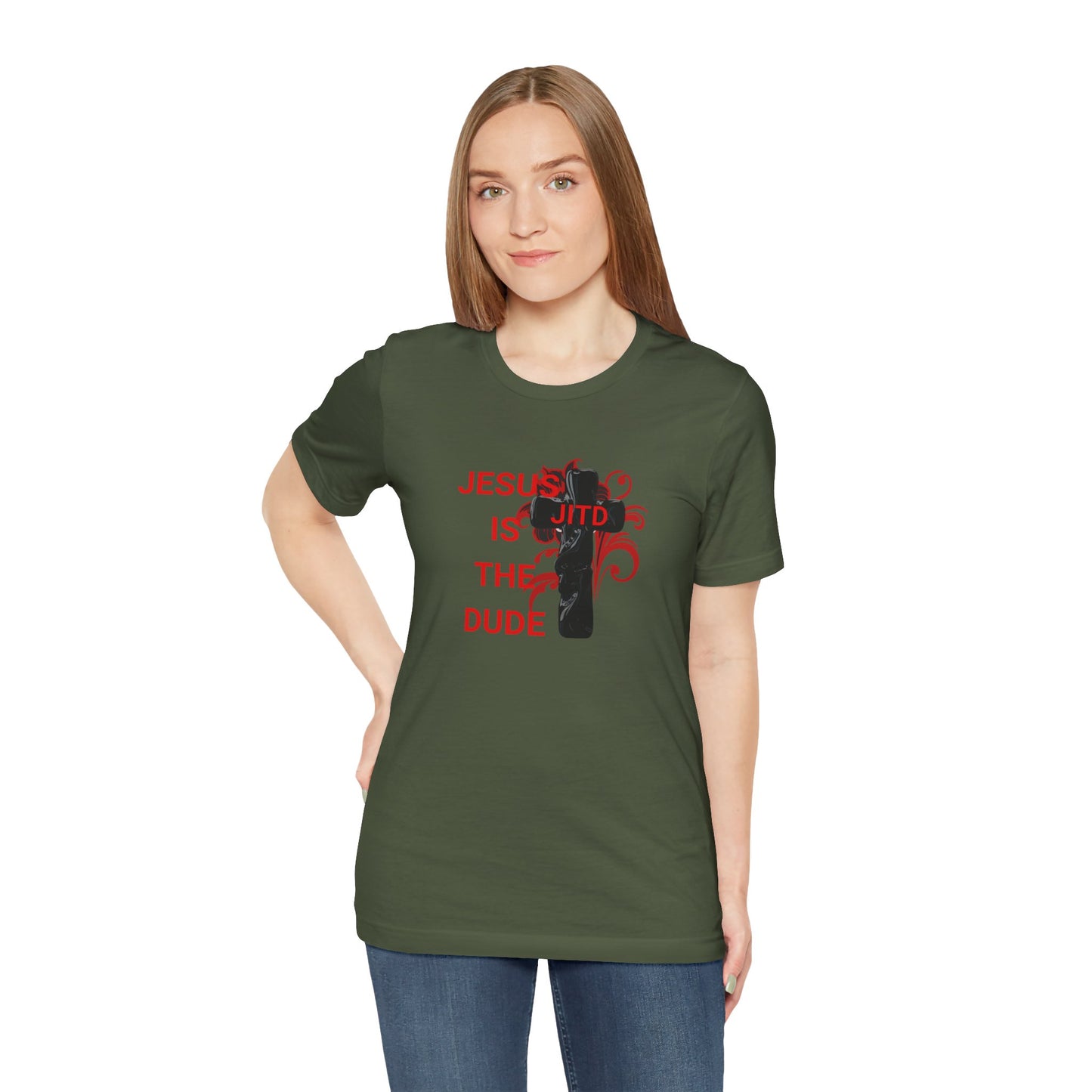 JITD BLACK CROSS TEE