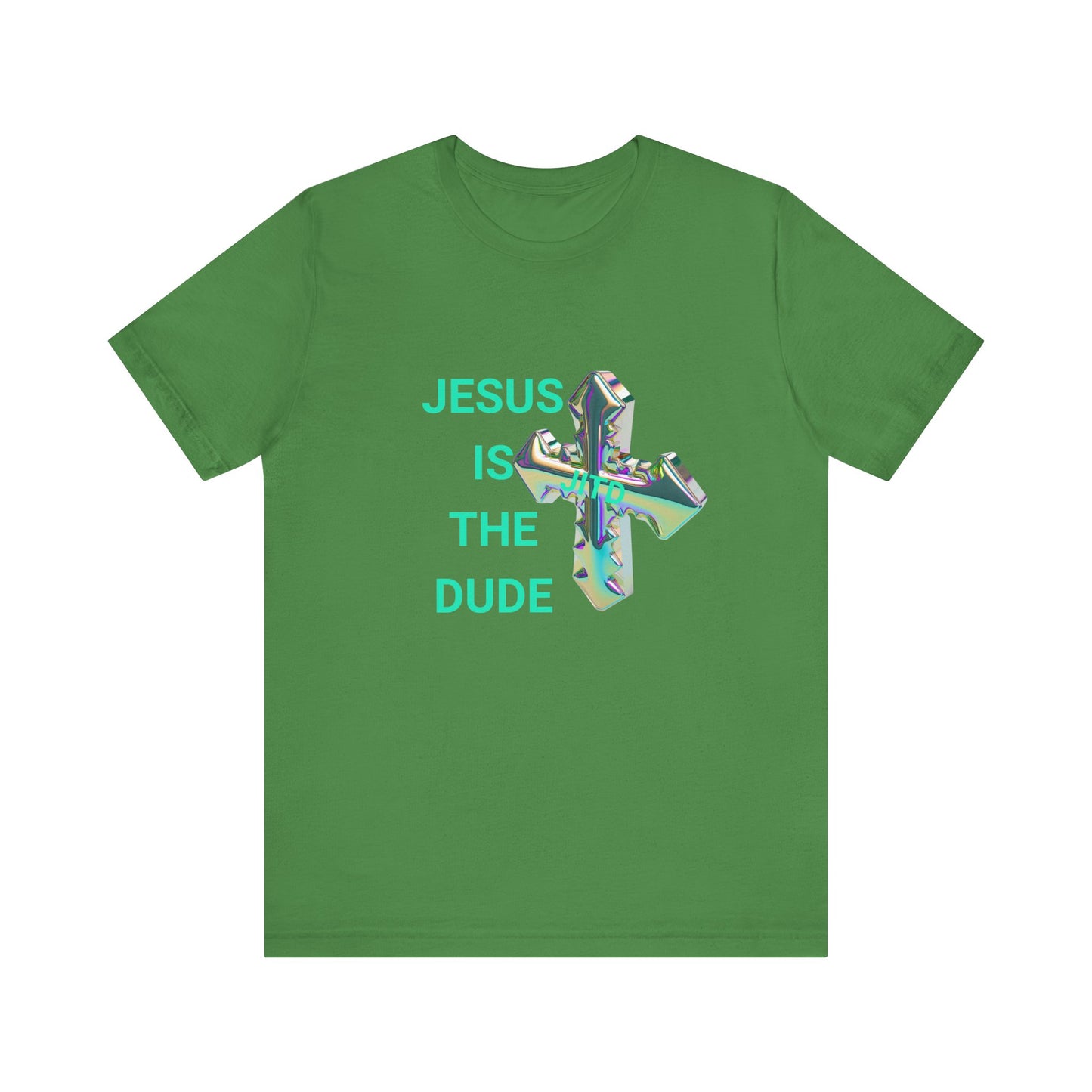 JITD IRIDESCENT CROSS TEE