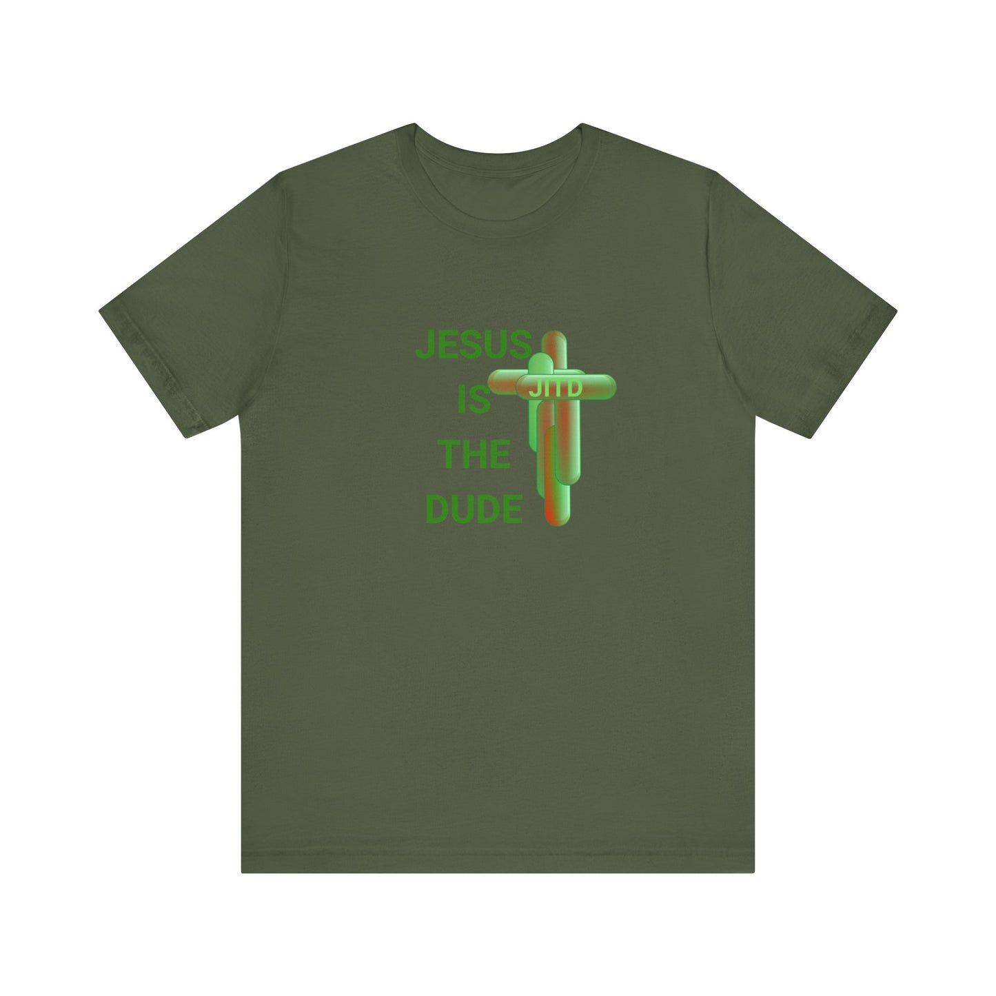 JITD GREEN PILL CROSS TEE