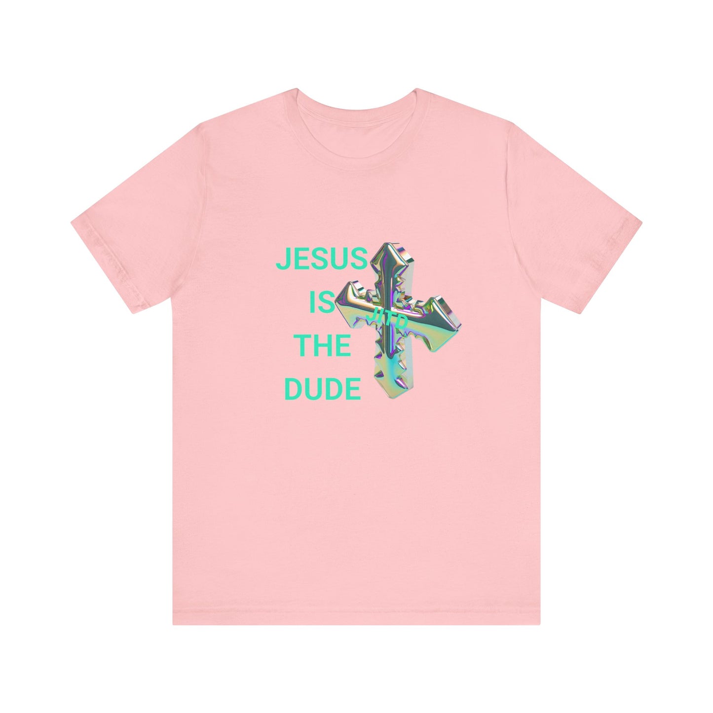 JITD IRIDESCENT CROSS TEE