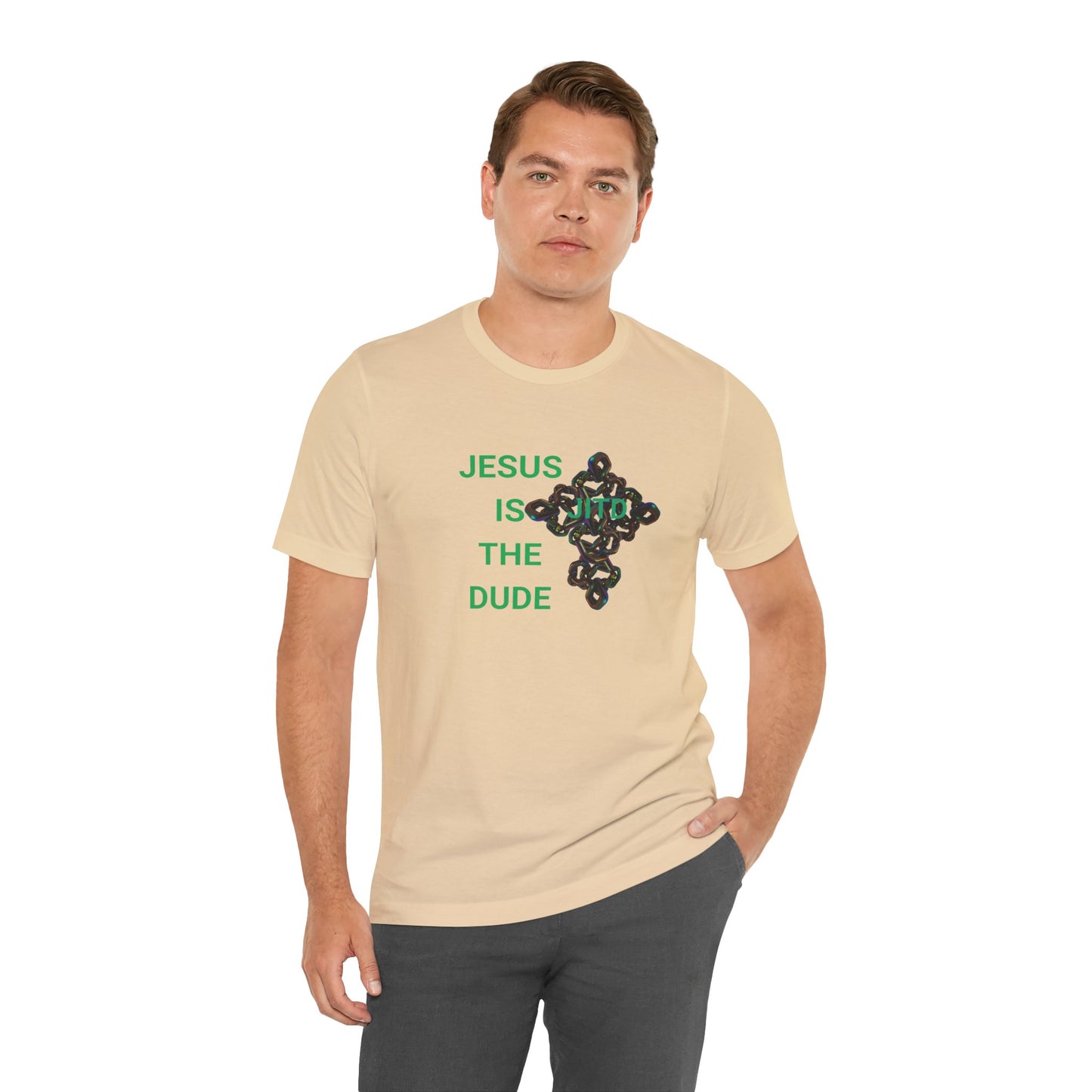 JITD CHAIN CROSS TEE