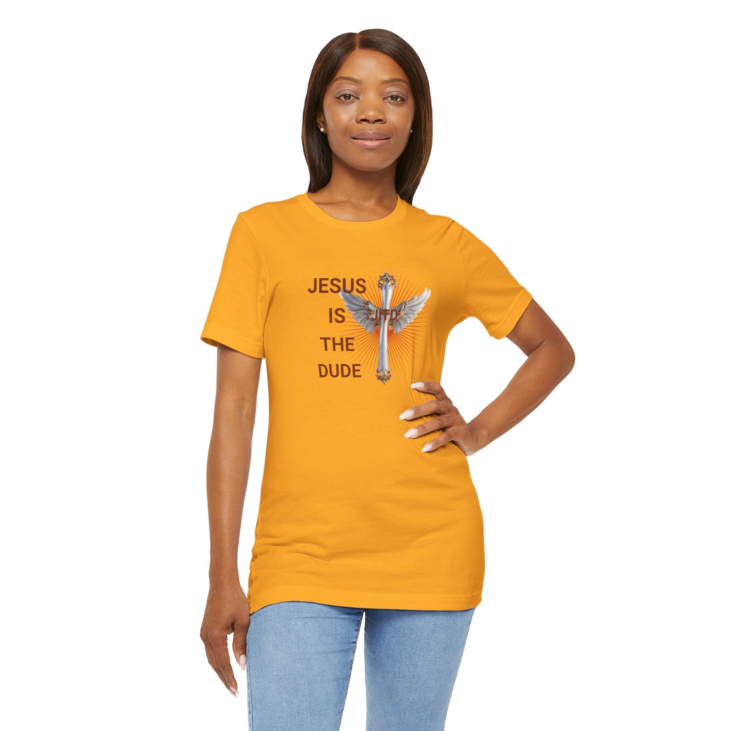 JITD WHITE WINGS CROSS TEE