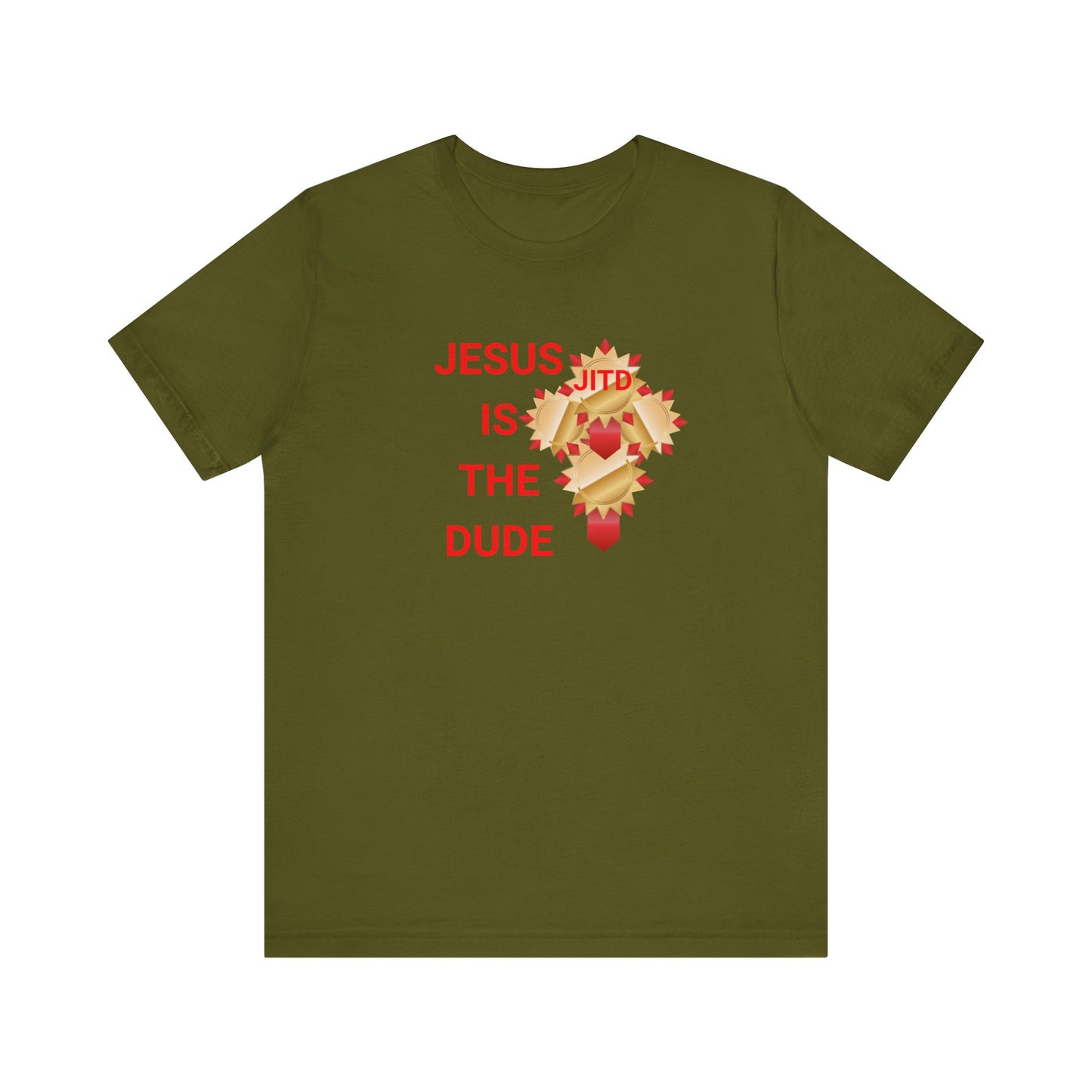 JITD RIBBON CROSS TEE