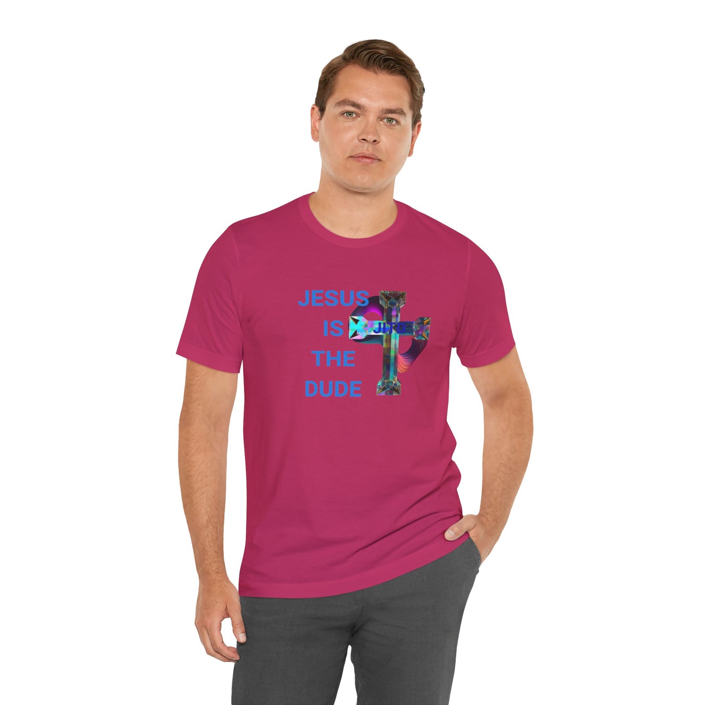 JITD CRYSTAL CROSS TEE