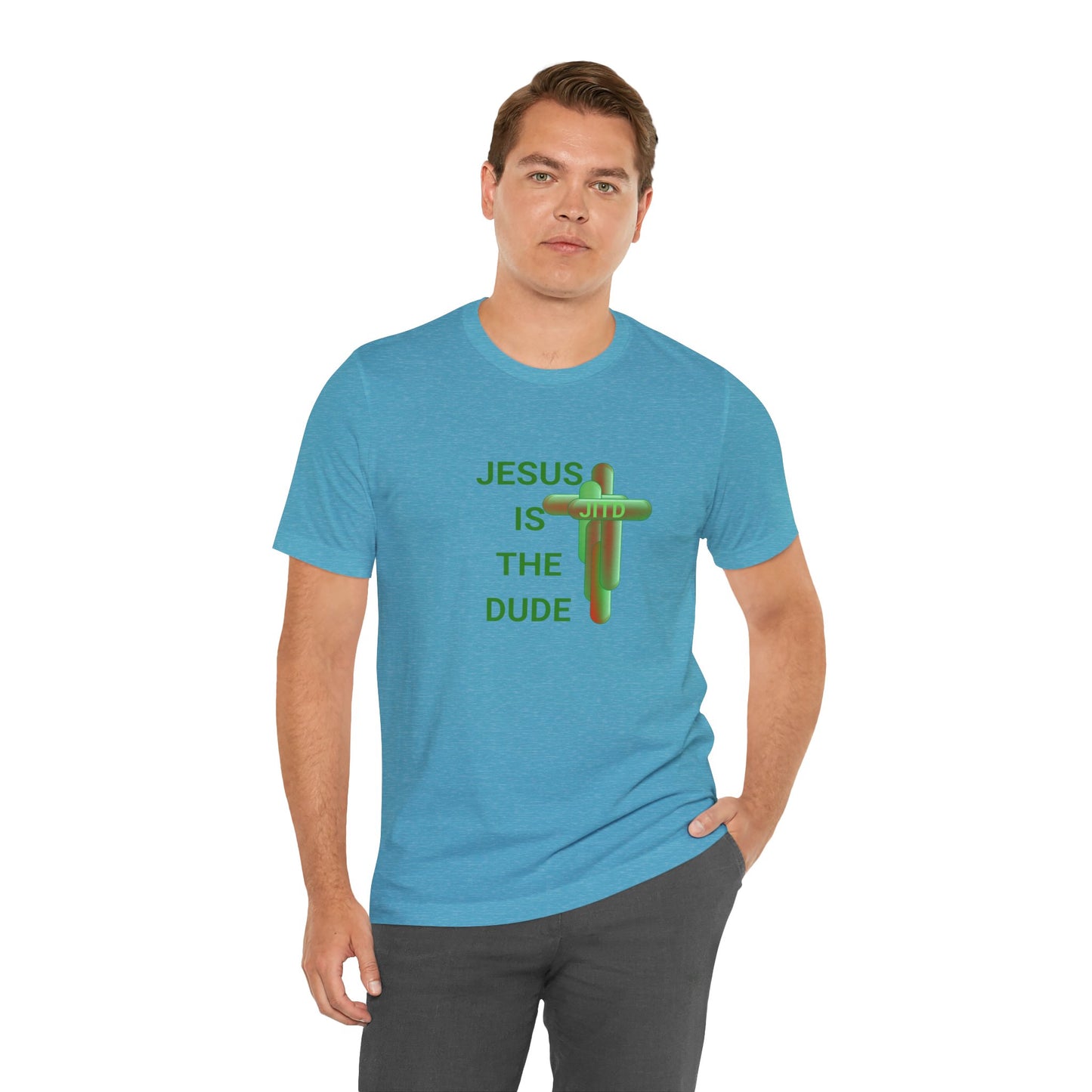 JITD GREEN PILL CROSS TEE