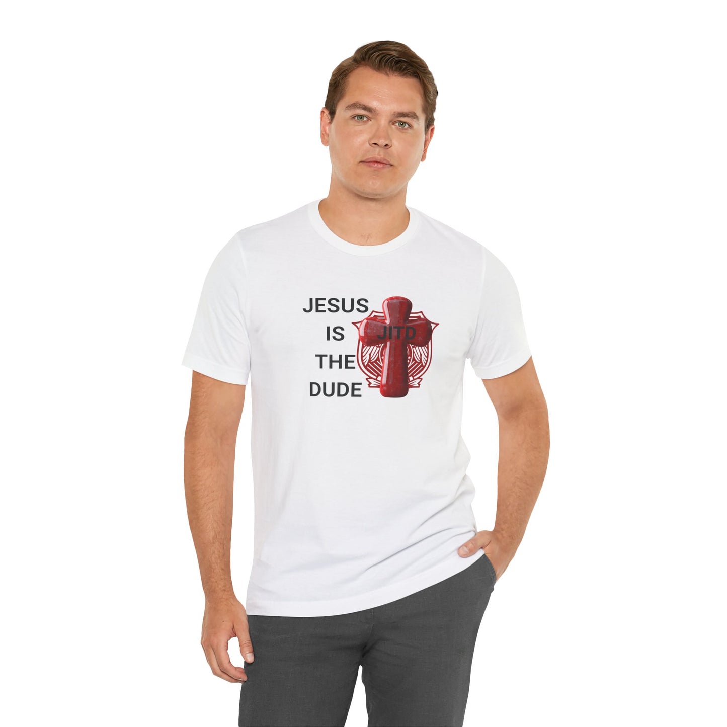 JITD RED SHIELD CROSS TEE