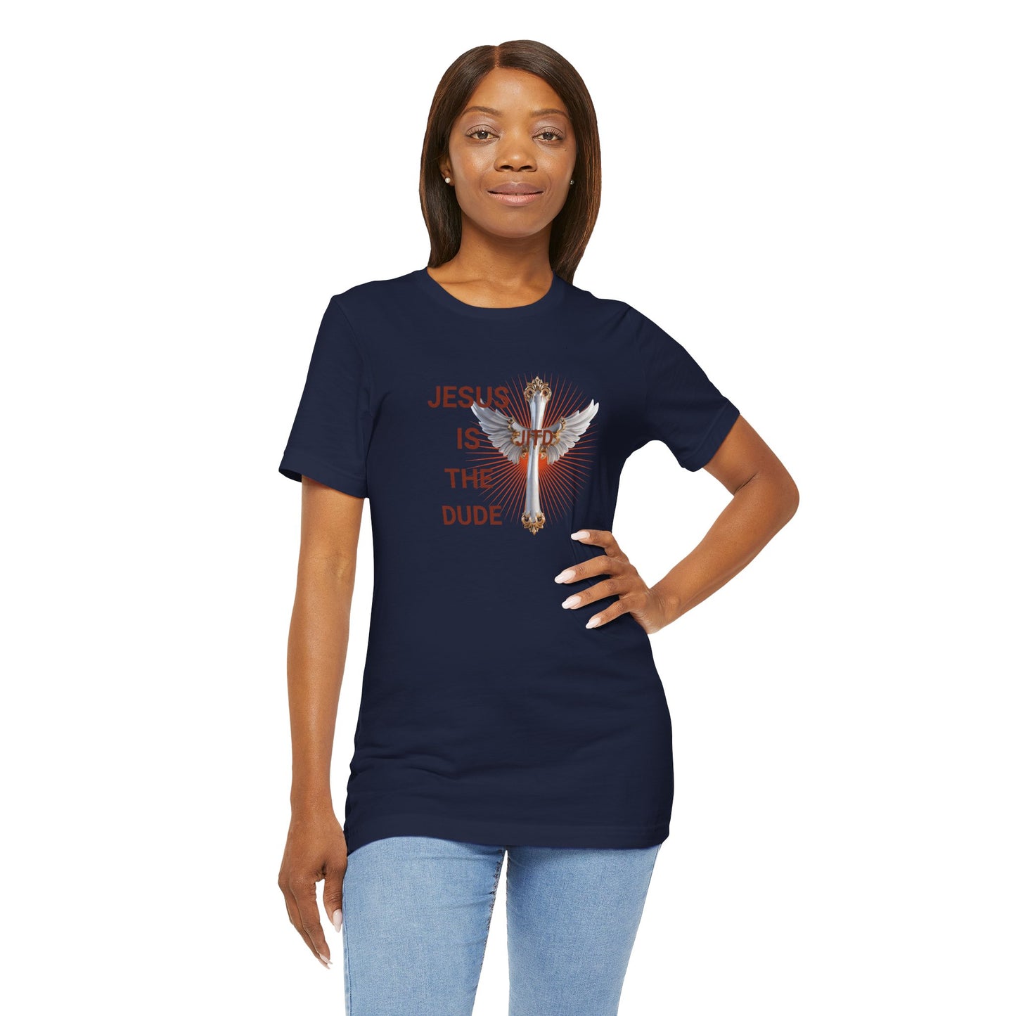 JITD WHITE WINGS CROSS TEE
