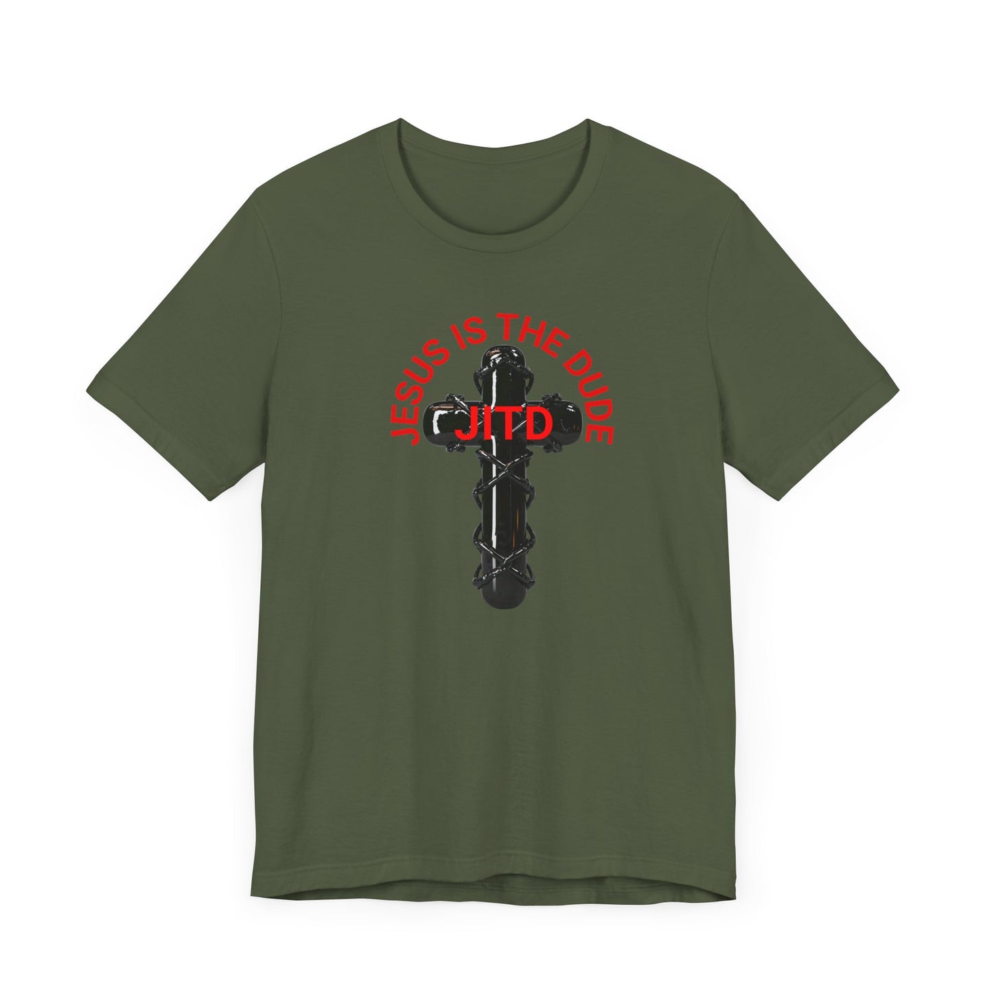 JITD BLACK CROSS TEE
