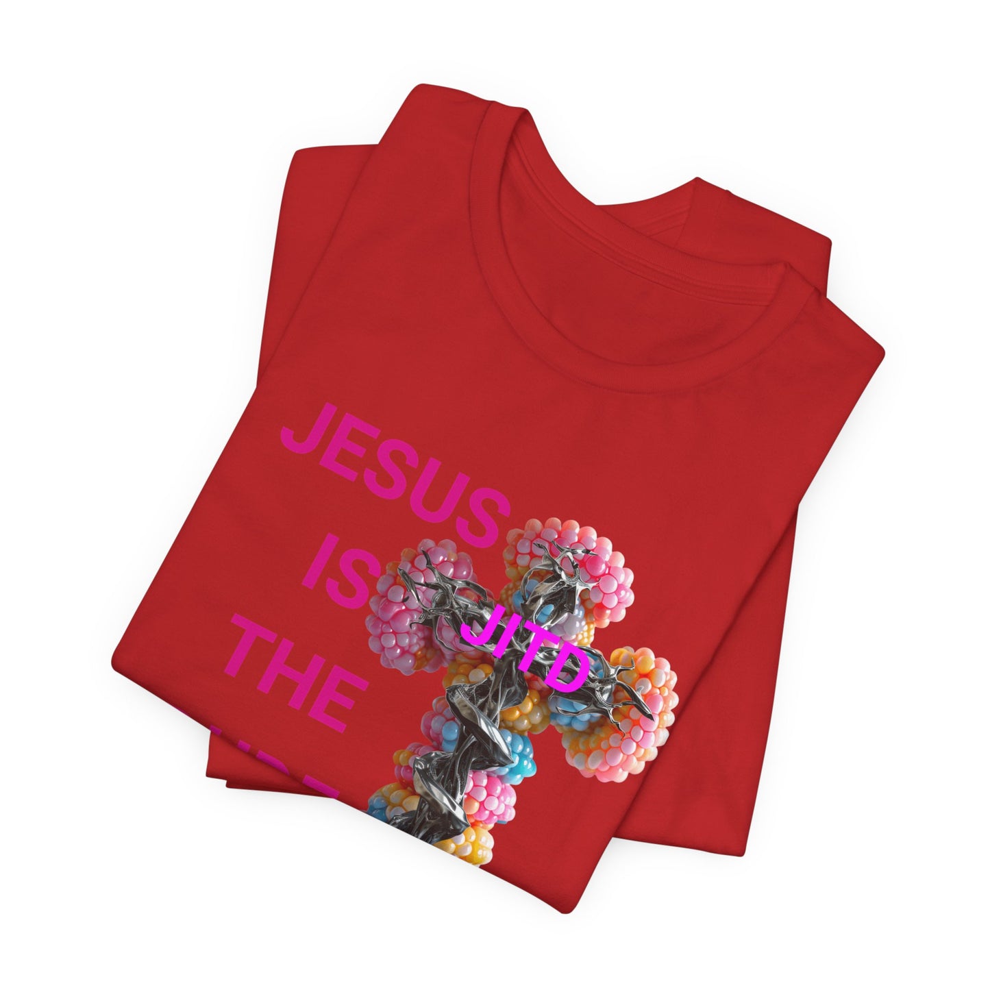 JITD TINY BUBBLE CROSS TEE