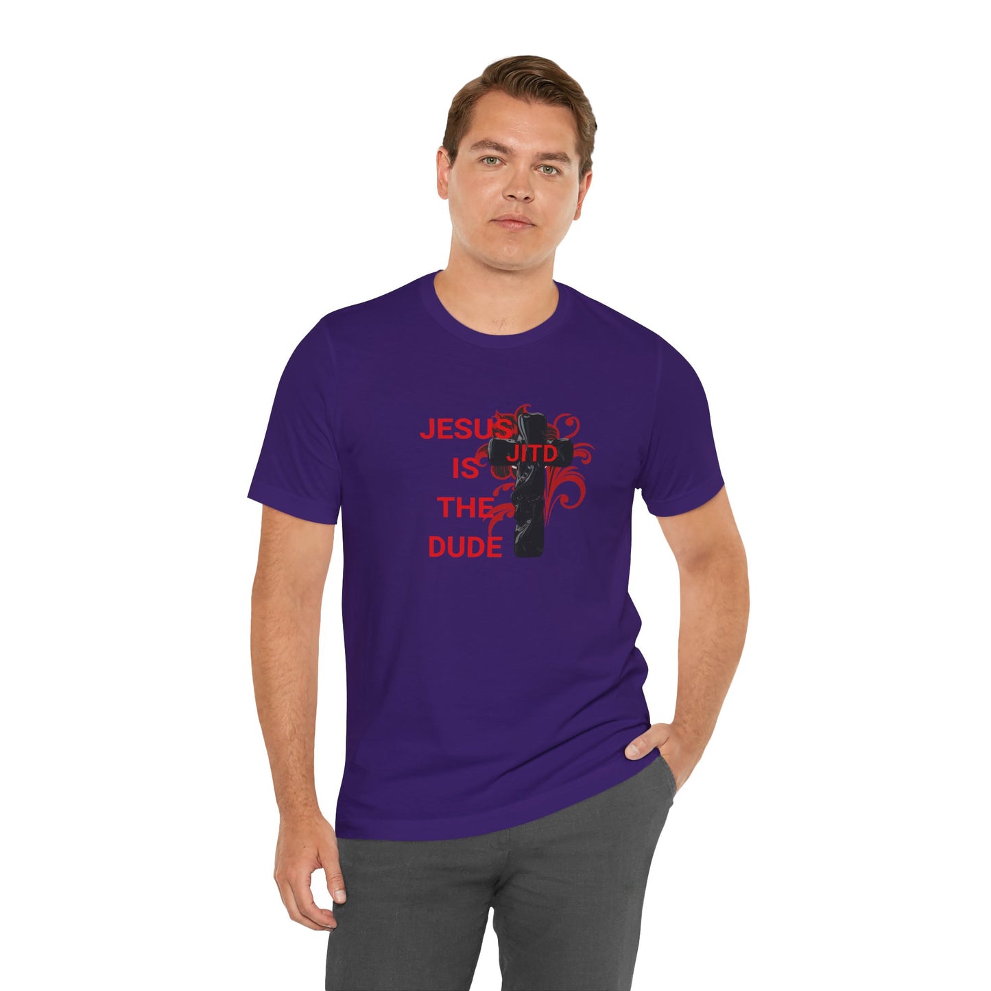 JITD BLACK CROSS TEE