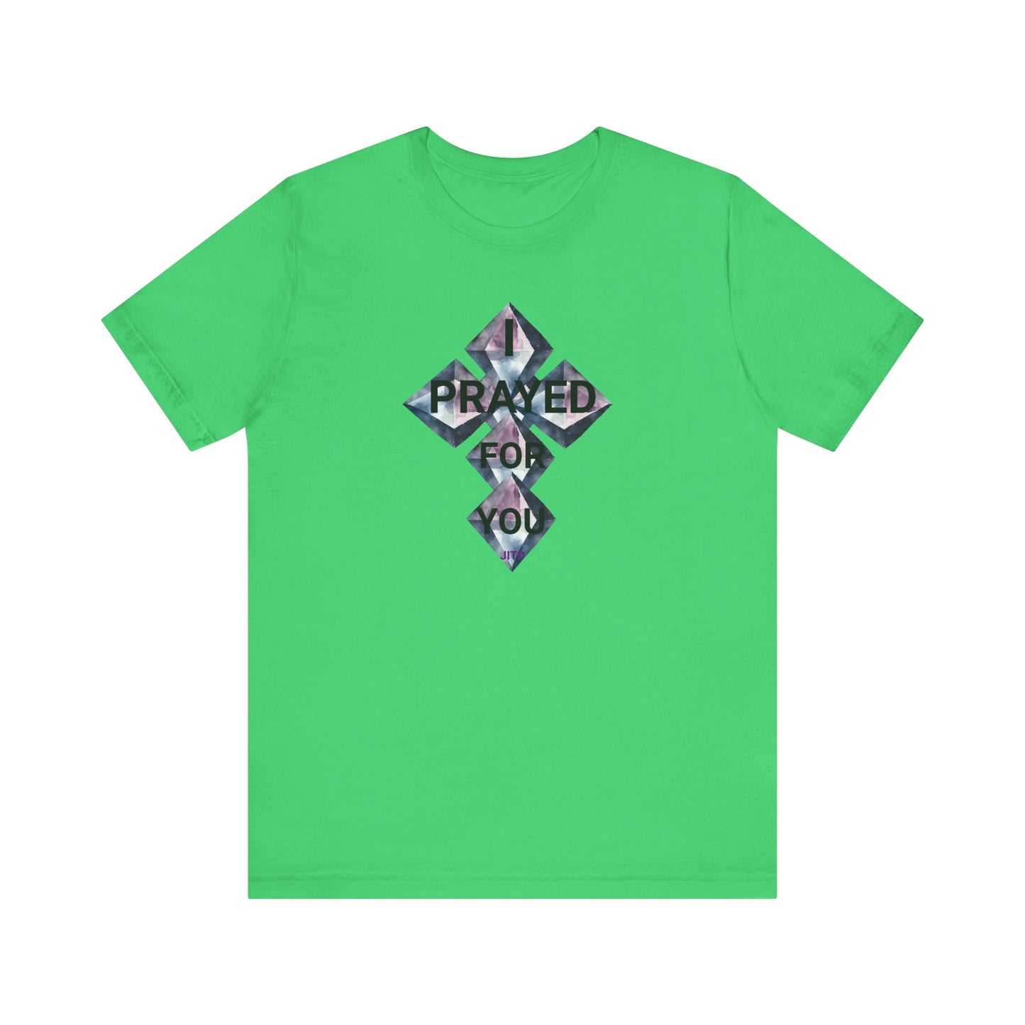 JITD "I PRAYED" DIAMOND CROSS TEE