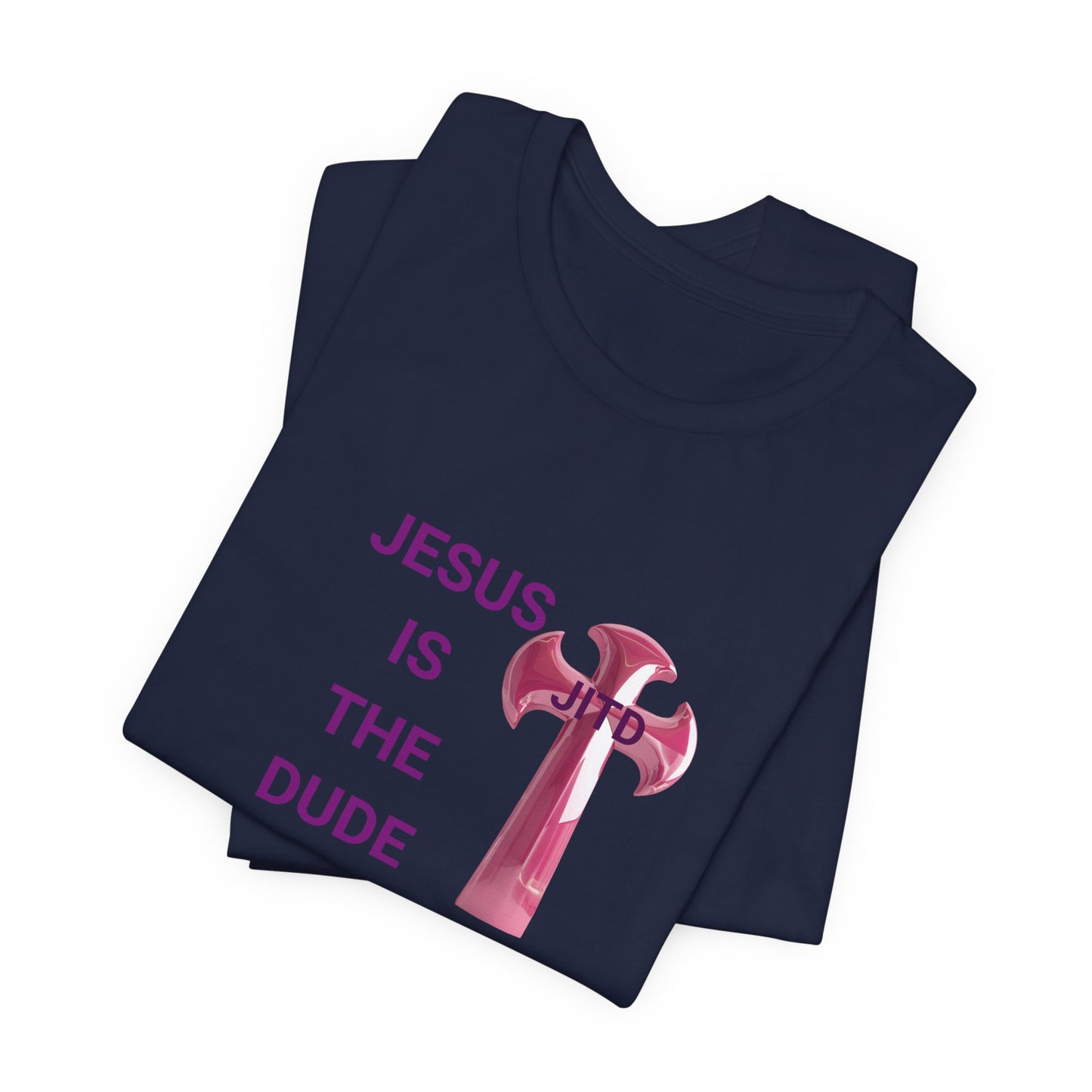 JITD PINK CROSS TEE