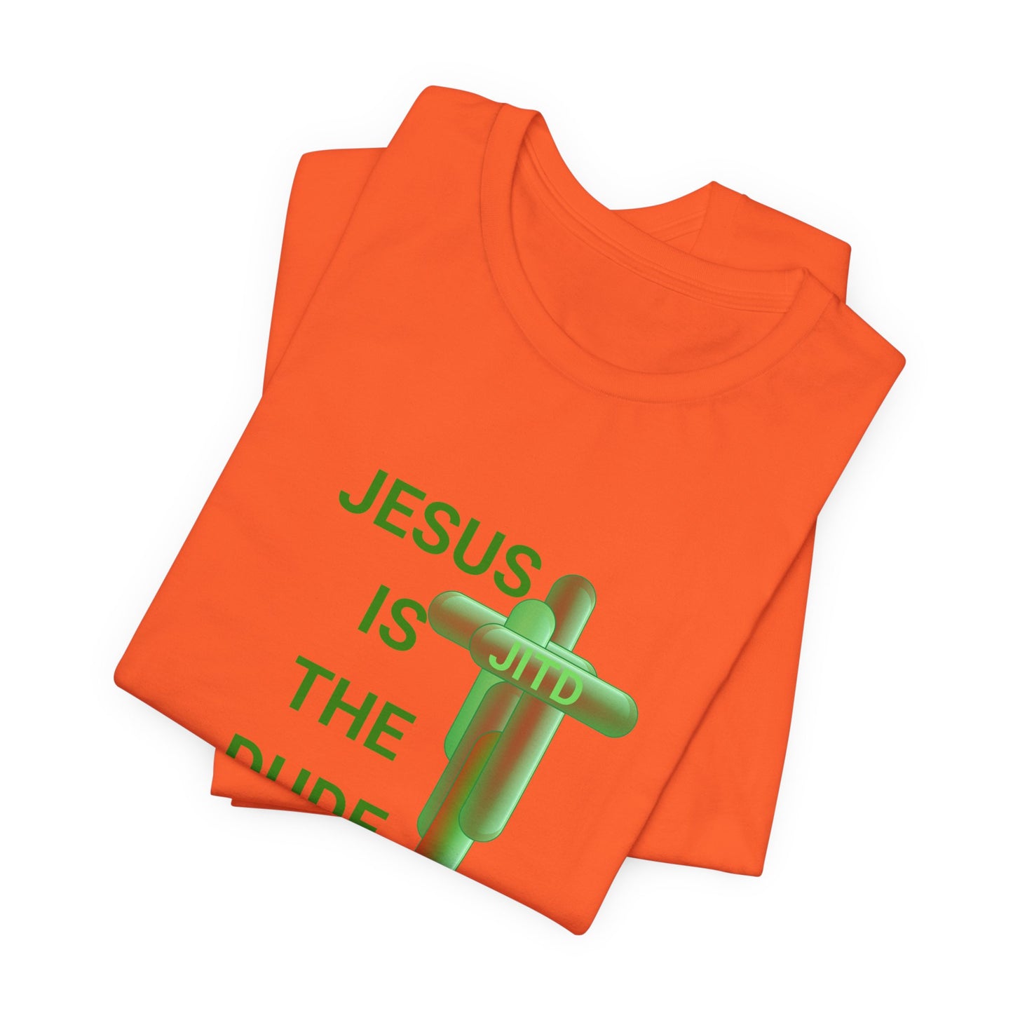 JITD GREEN PILL CROSS TEE